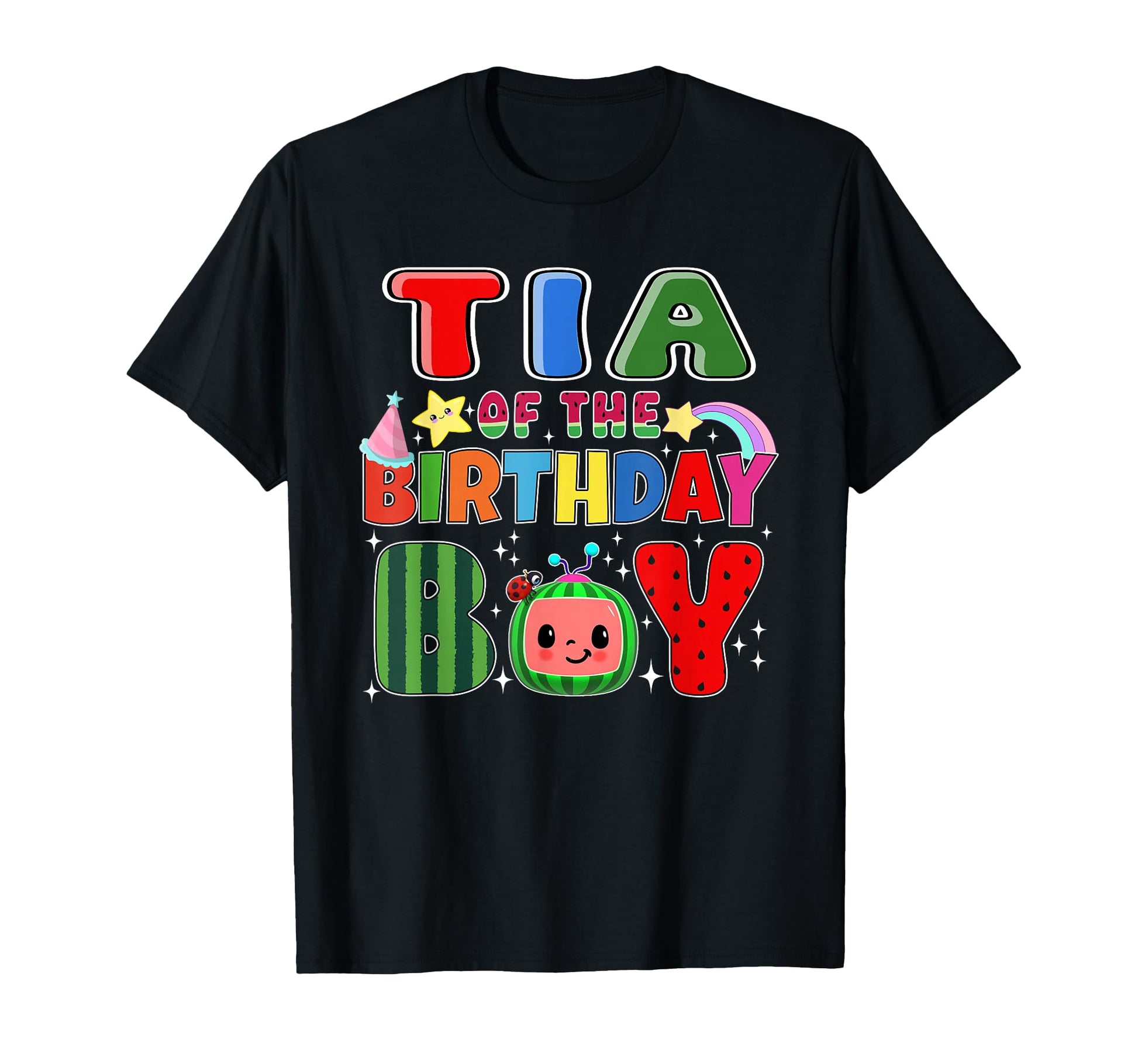 Tia Birthday Melon Family Matching T-Shirt - Custom Art Print Men Women - T-Shirt, Sweatshirt, Hoodie