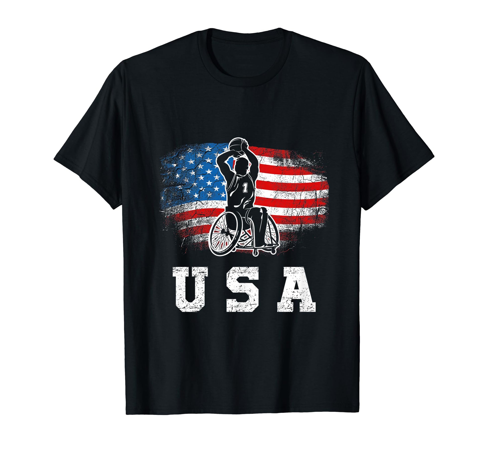 Wheelchair Basketball Disability T-Shirt - Unique Graphic for Adults - T-Shirt, Sweatshirt, Hoodie