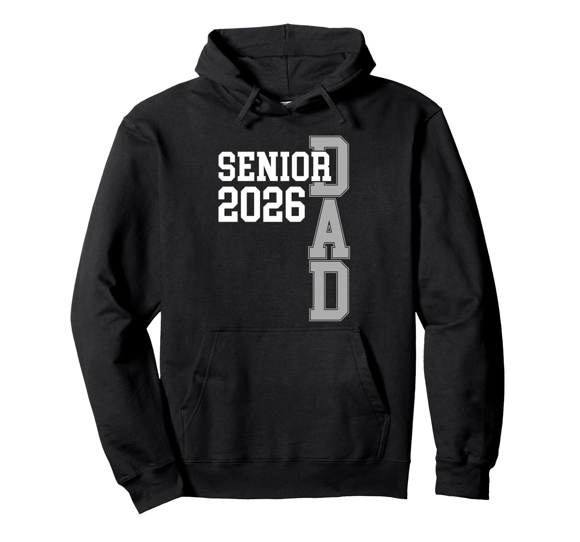 Proud Senior Dad 2026 Class 2026 Dad Hoodie - Aesthetic Graphic for Adults - T-Shirt, Sweatshirt, Hoodie