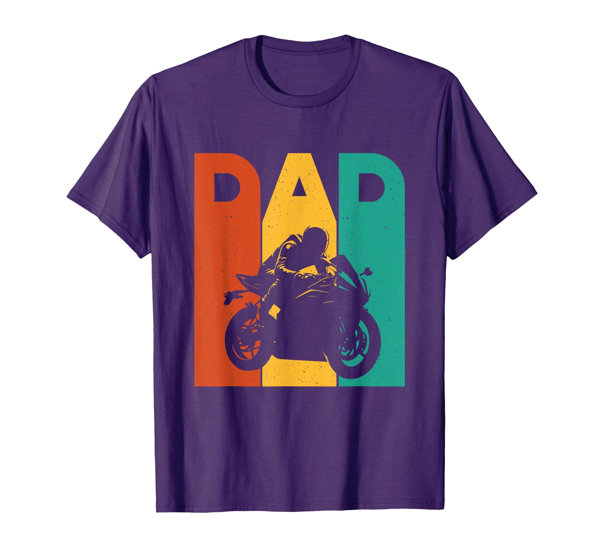 Dad Biker Motorcycle Motorcycling T-Shirt - Minimalist Print for Adults - T-Shirt, Sweatshirt, Hoodie