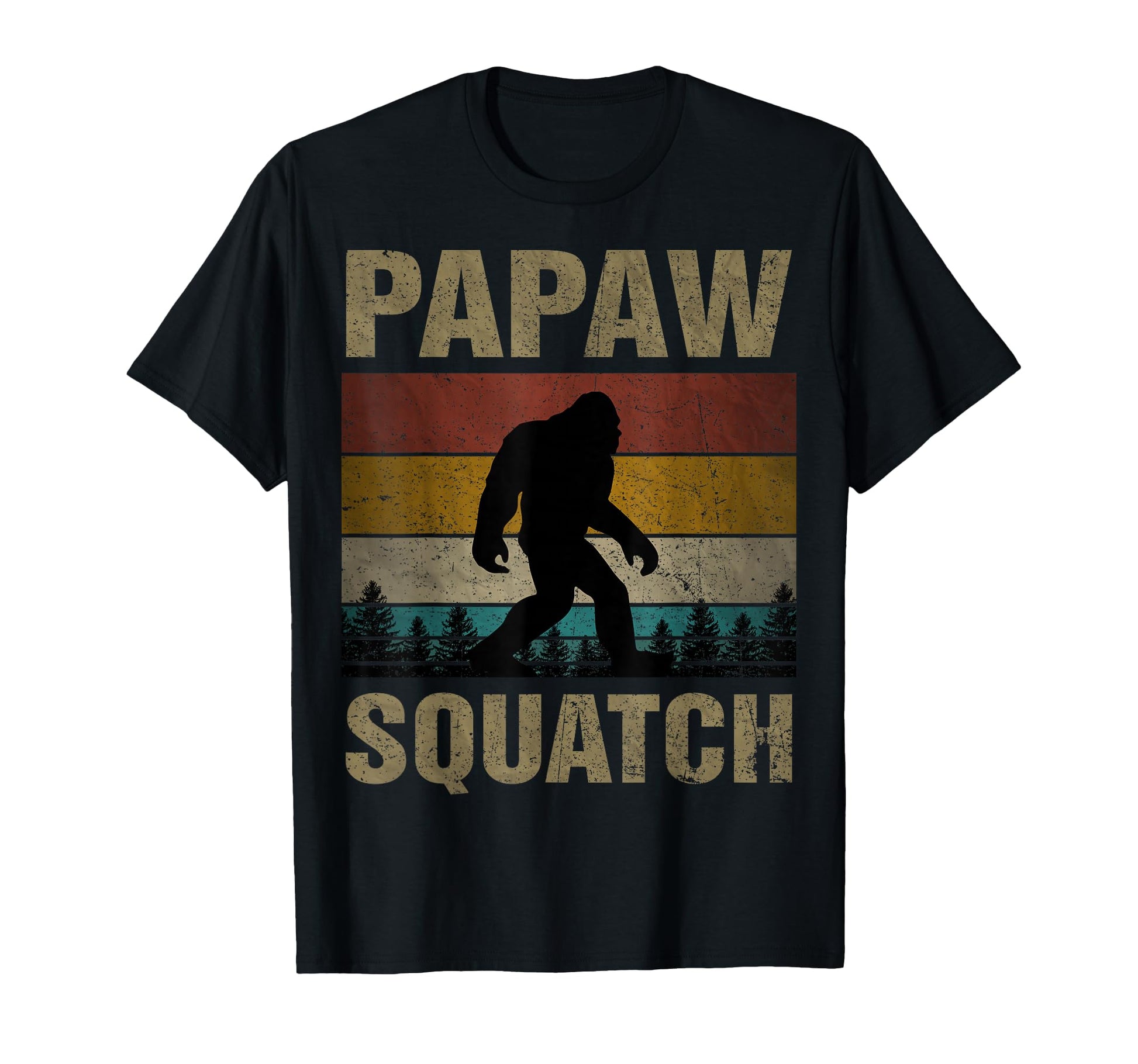 Papaw Squatch Bigfoot Papaw T-Shirt - Minimalist Print for Adults - T-Shirt, Sweatshirt, Hoodie