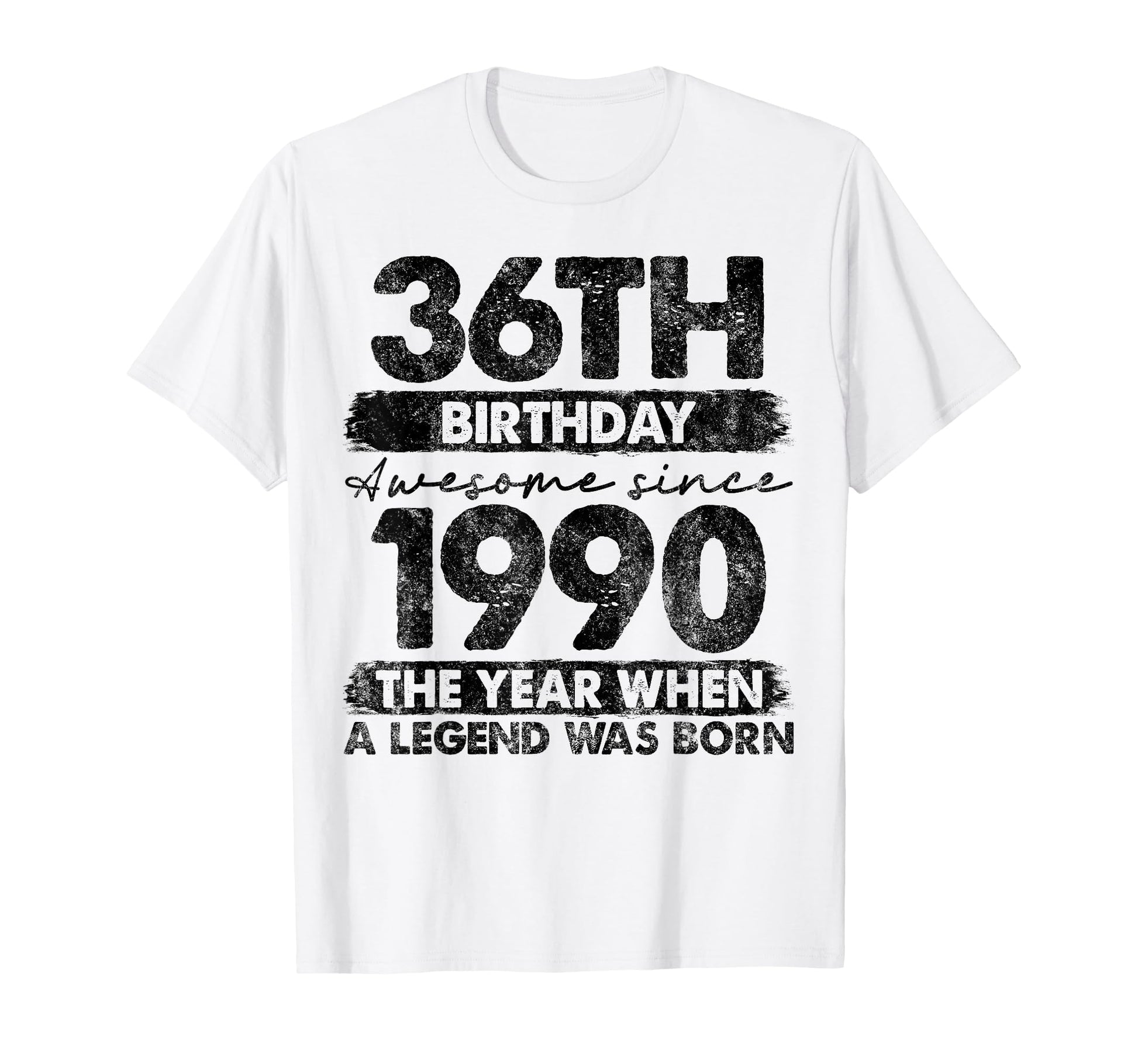 36 Year Old Gifts 1990 36Th Birthday T-Shirt - Custom Art Print for Adults - T-Shirt, Sweatshirt, Hoodie