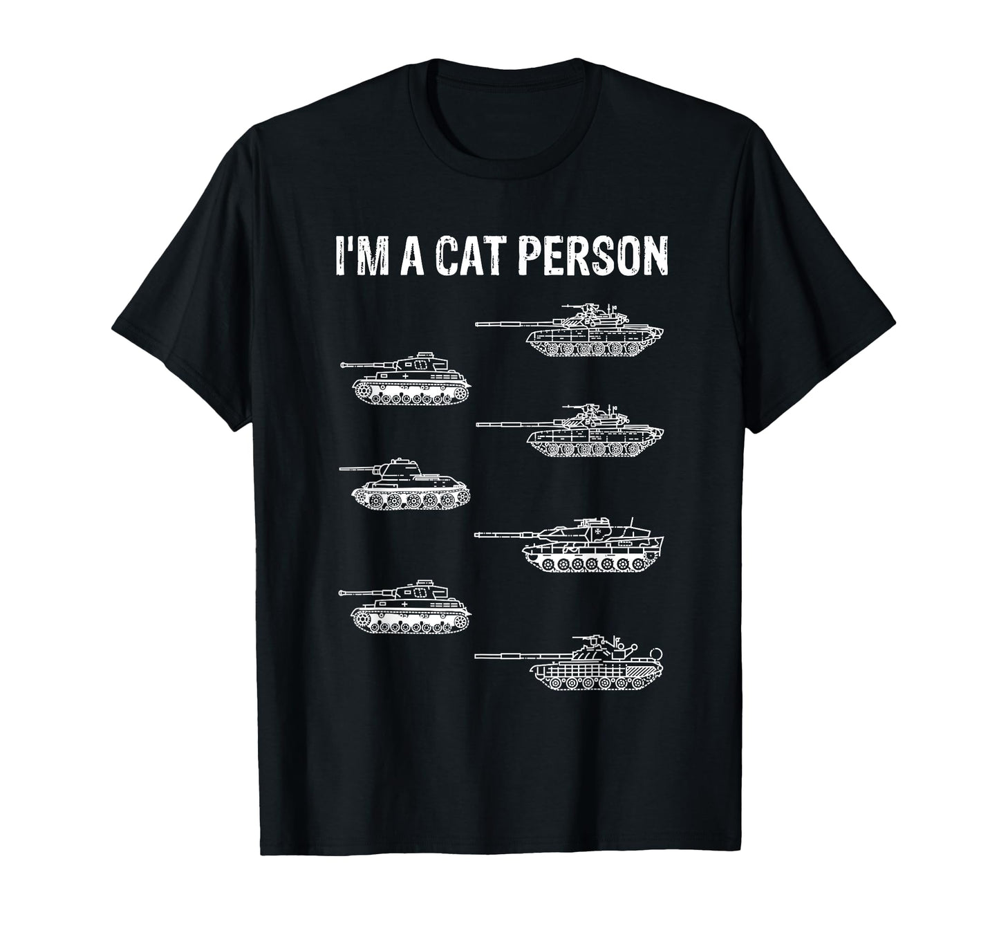 Funny 7 Tanks Im Cat Person German T-Shirt - Streetwear Style for Adults - T-Shirt, Sweatshirt, Hoodie
