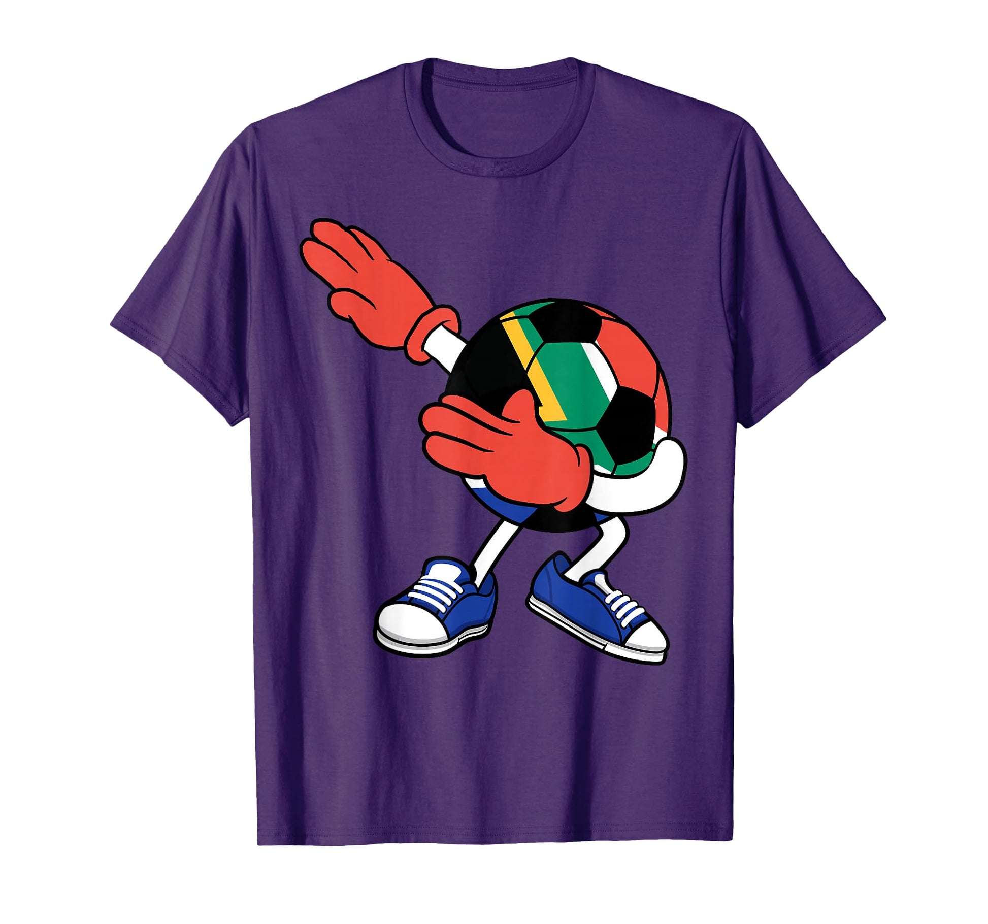 Dabbing Soccer South Africa African T-Shirt - Trendy Graphic Men Women - T-Shirt, Sweatshirt, Hoodie
