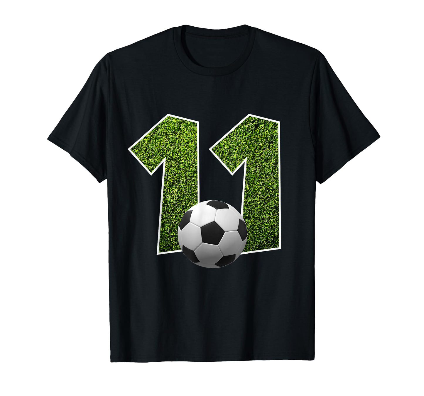 Number 11 Years Soccer 11Th Birthday T-Shirt - Custom Art Print Unisex - T-Shirt, Sweatshirt, Hoodie