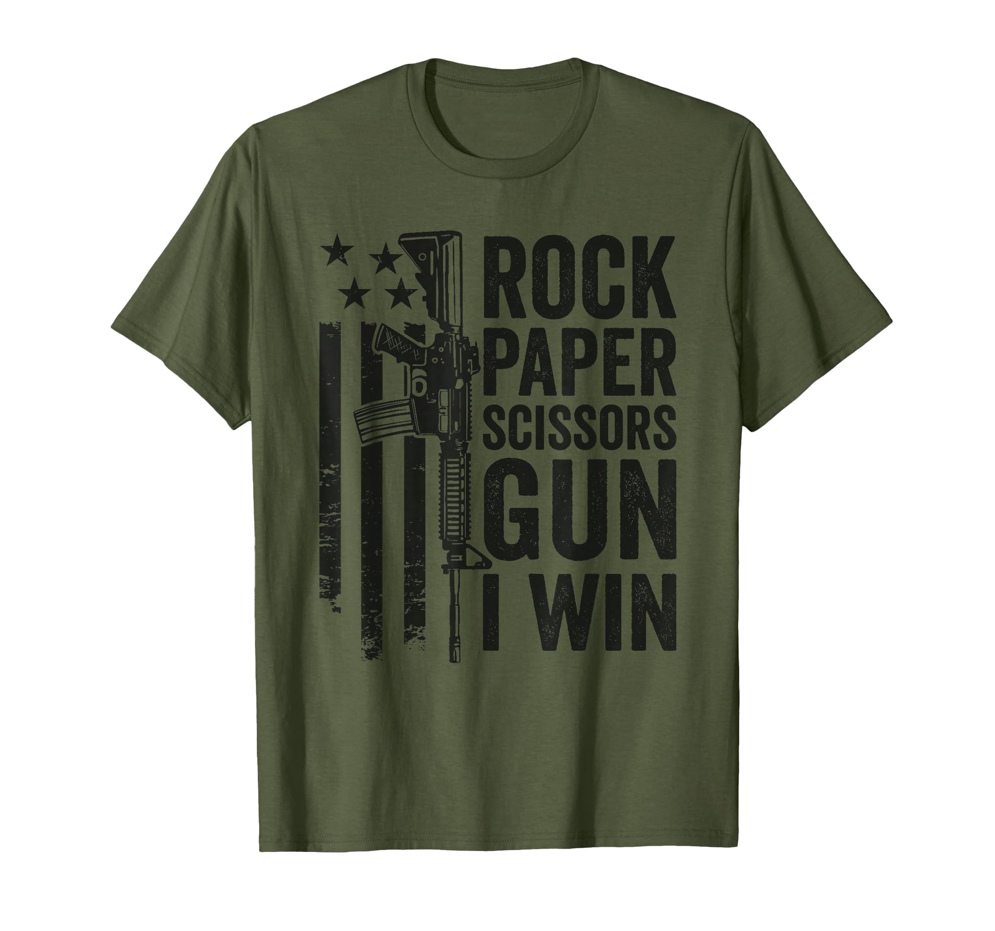 Paper Rock Scissors Gun 2A Pro Gun Camo T-Shirt - Custom Art Print Unisex - T-Shirt, Sweatshirt, Hoodie