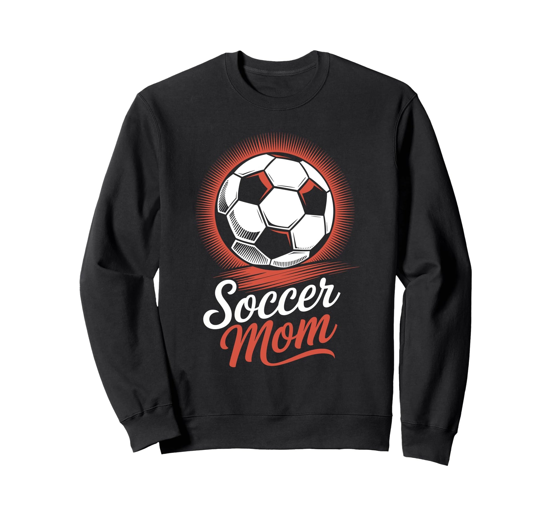 Proud Soccer Mom Fun Sport Football Sweatshirt - Streetwear Style Unisex - T-Shirt, Sweatshirt, Hoodie