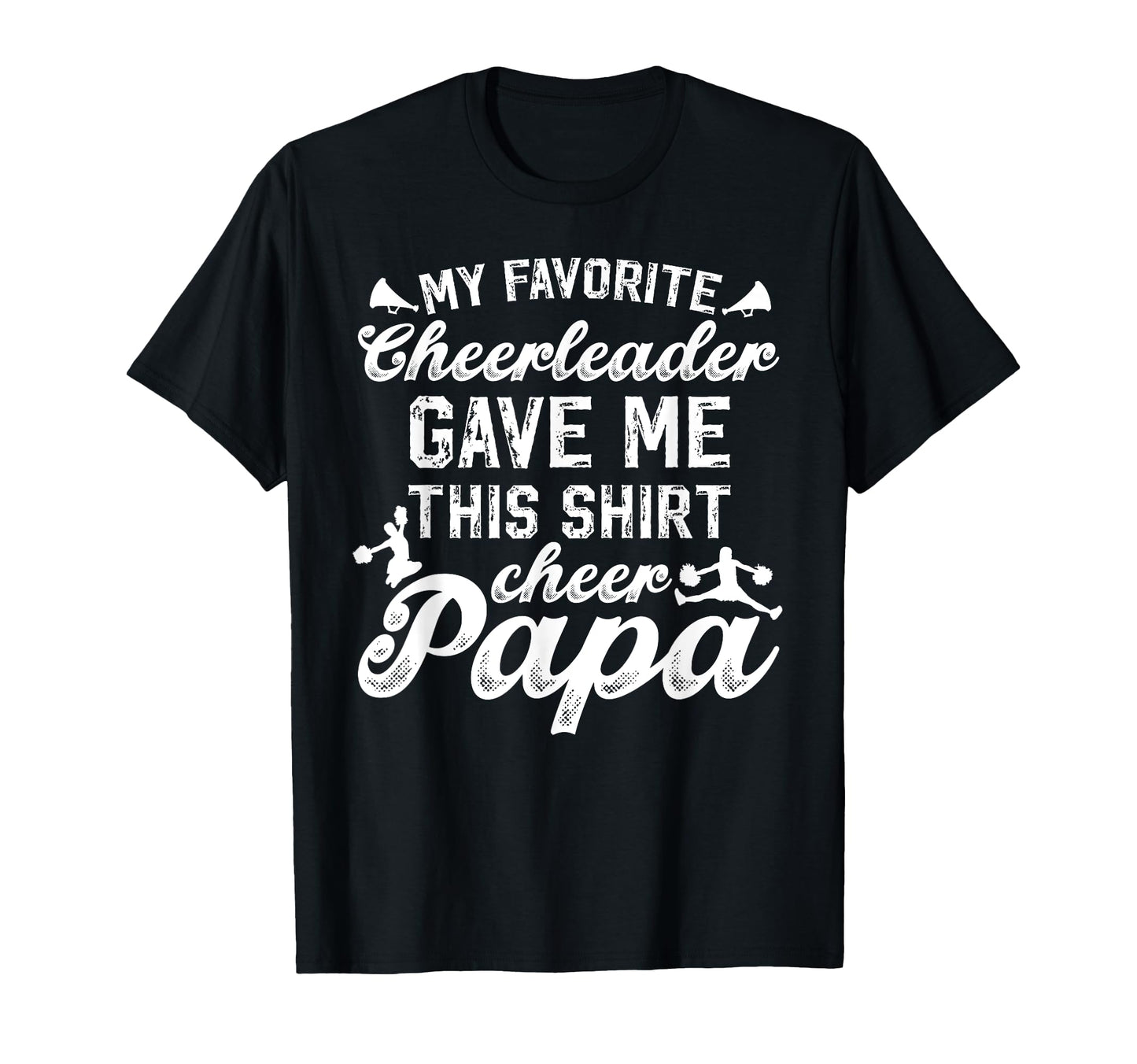 Cheer Papa Cheerleader Papa T-Shirt - Aesthetic Graphic for Adults - T-Shirt, Sweatshirt, Hoodie