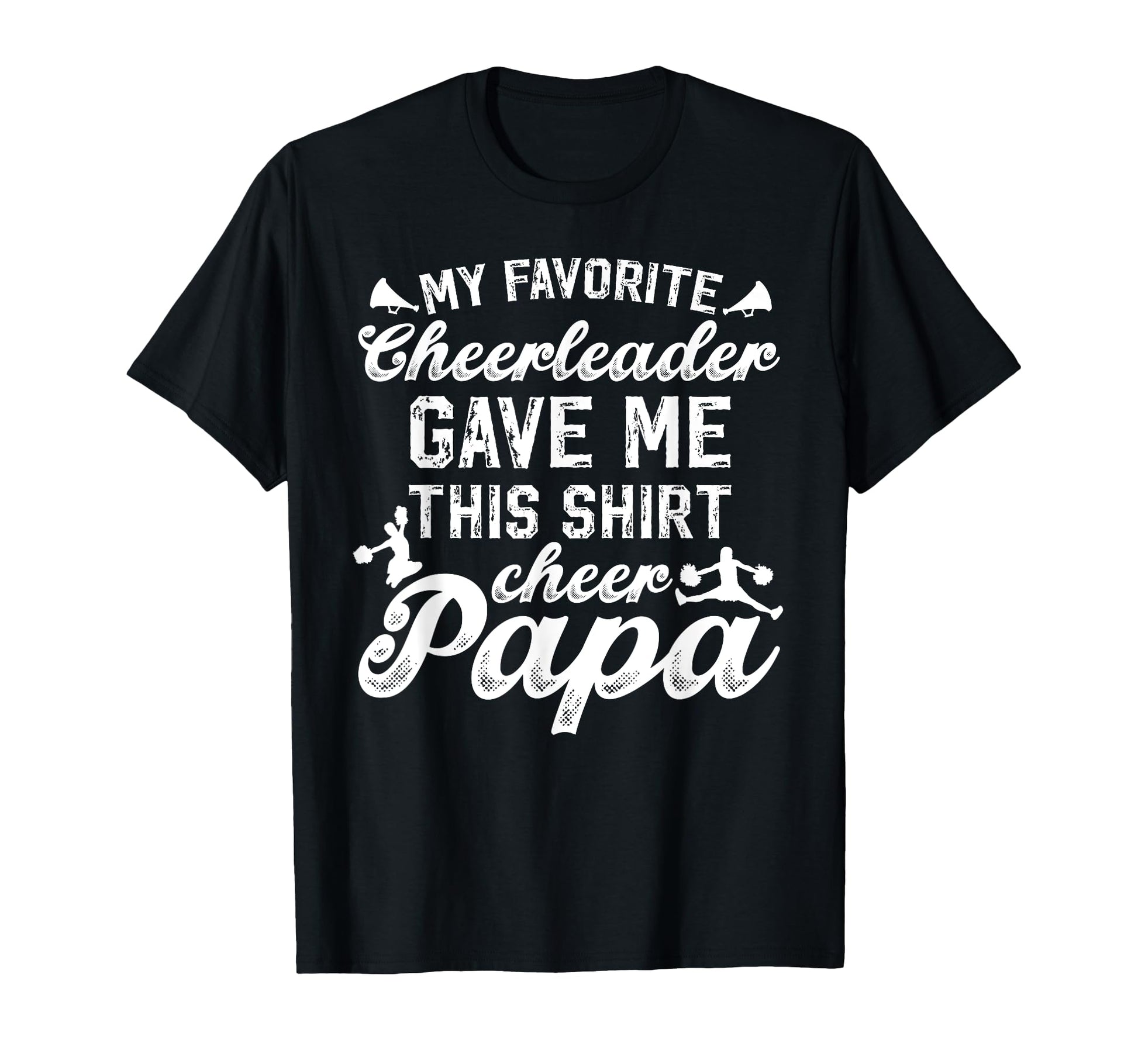 Cheer Papa Cheerleader Papa T-Shirt - Aesthetic Graphic for Adults - T-Shirt, Sweatshirt, Hoodie