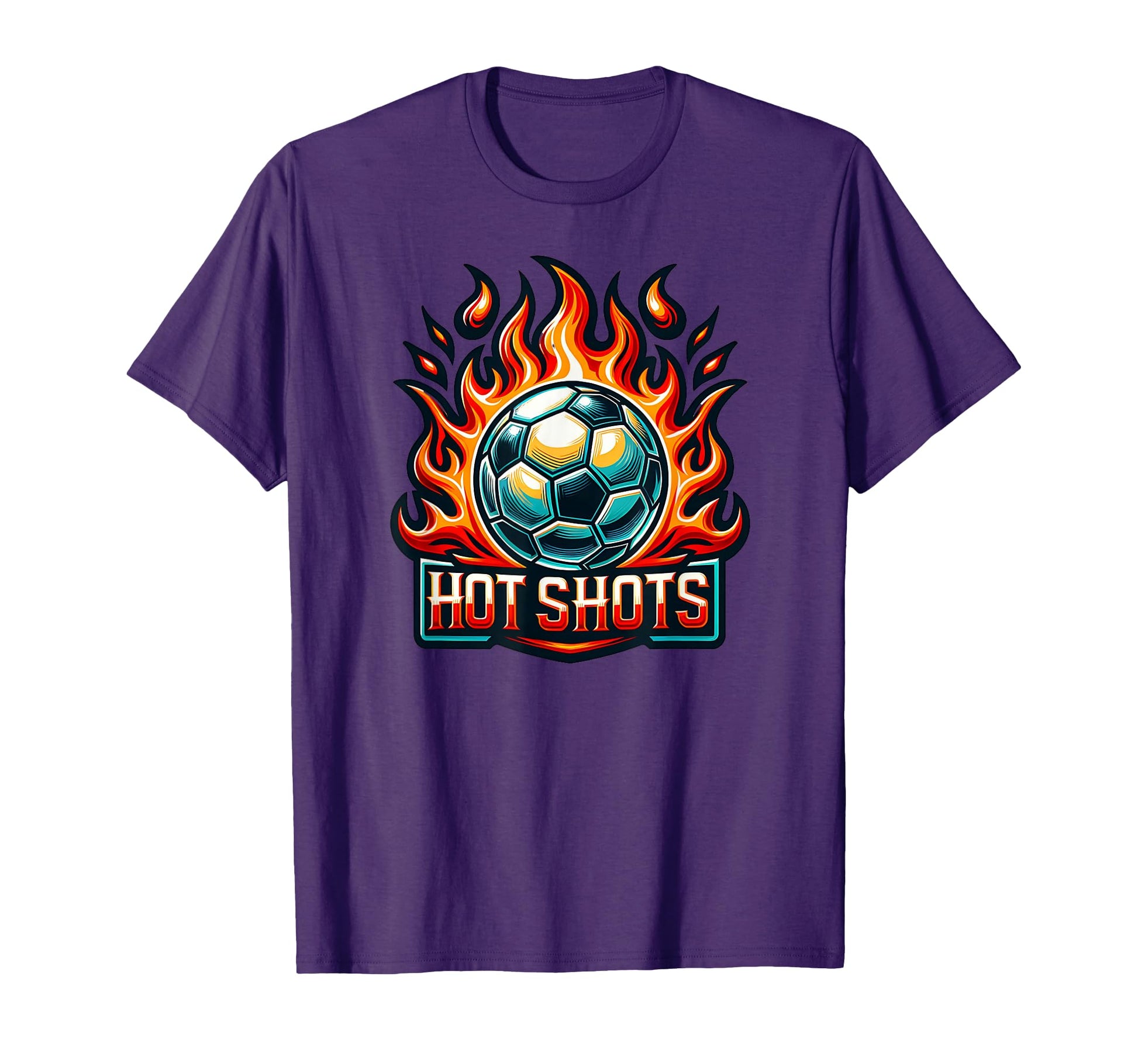 Hot Shots Soccer Team T-Shirt - Custom Art Print for Adults - T-Shirt, Sweatshirt, Hoodie