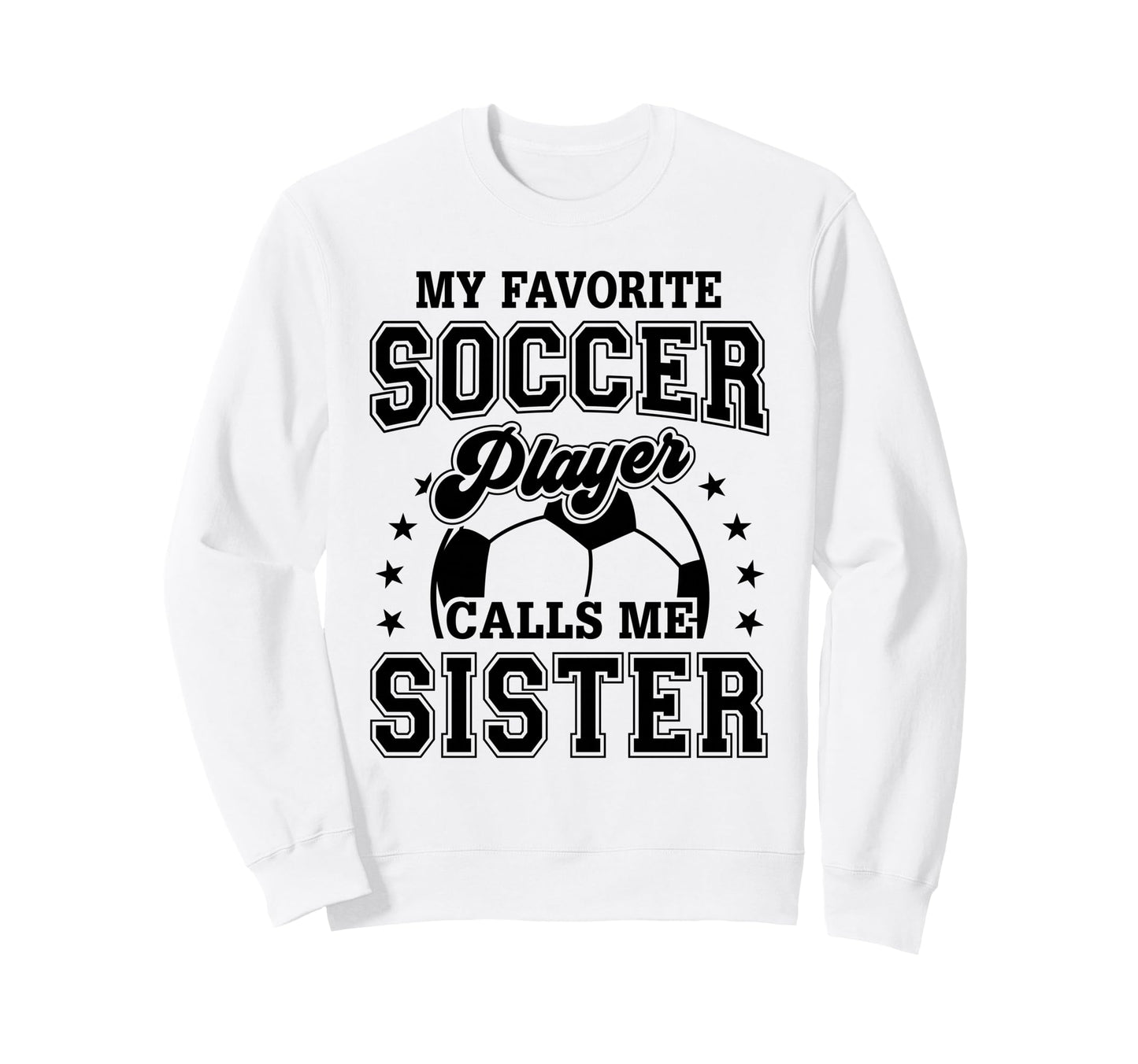 My Favorite Soccer Player Calls Me Sweatshirt - Minimalist Print Unisex - T-Shirt, Sweatshirt, Hoodie