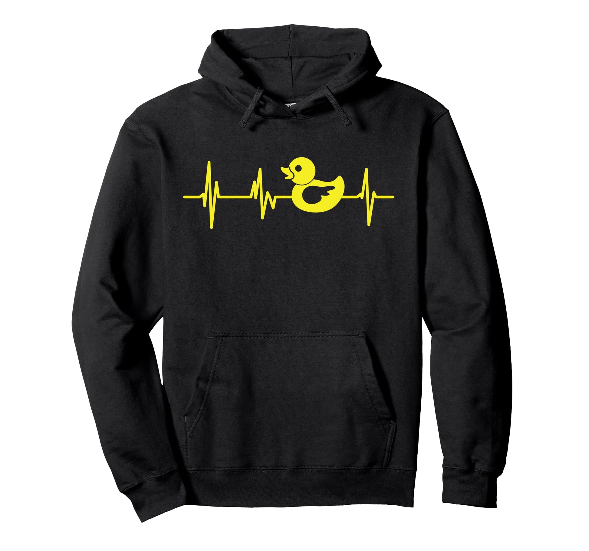 Rubber Duck Heartbeat Duckie Ducky Mom Hoodie - Aesthetic Graphic Unisex - T-Shirt, Sweatshirt, Hoodie