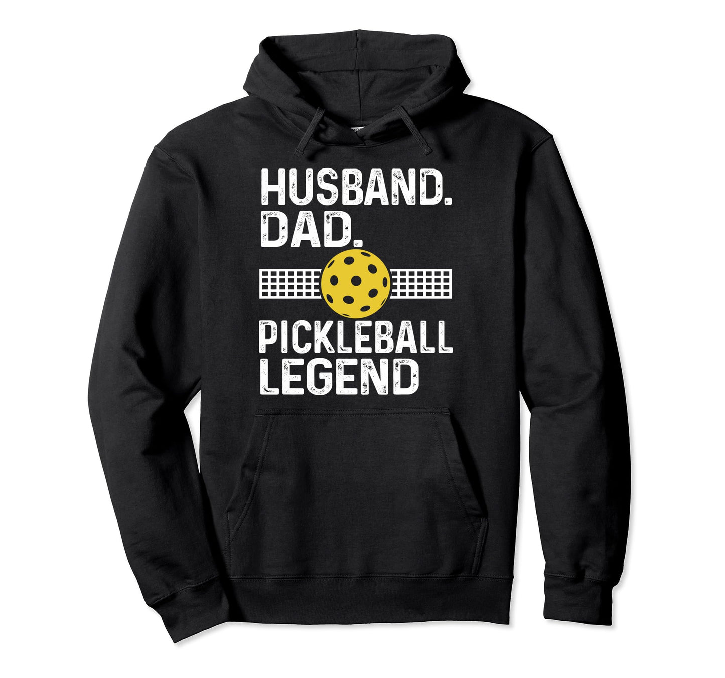 Pickleball Fun Husband Dad Legend Hoodie - Aesthetic Graphic Unisex - T-Shirt, Sweatshirt, Hoodie