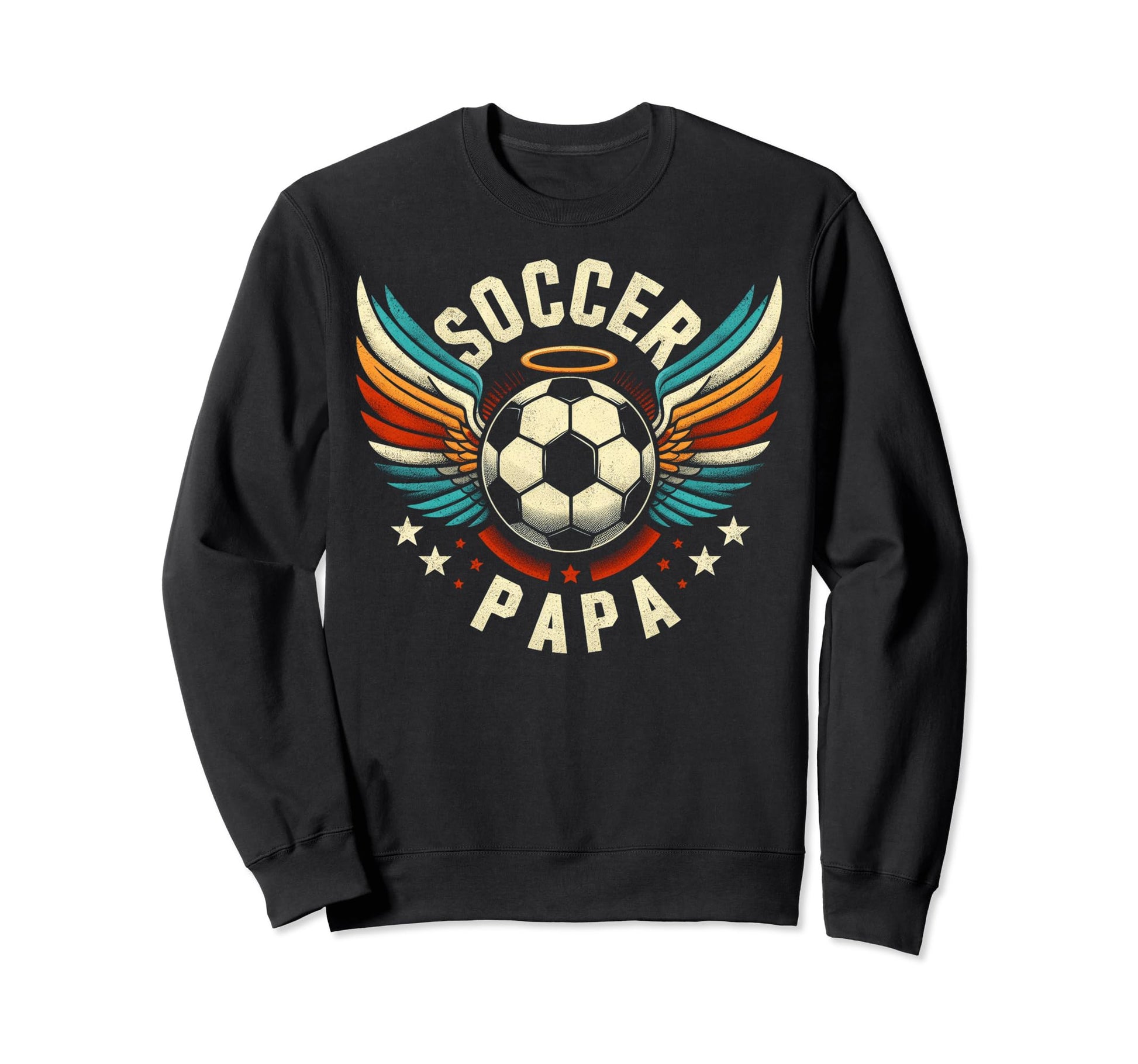 Soccer Papa Family Matching Dad Sweatshirt - Graphic Print Men Women - T-Shirt, Sweatshirt, Hoodie