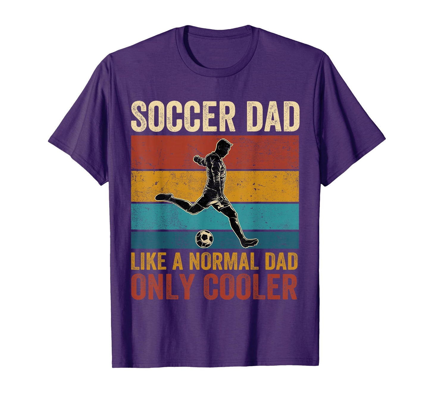 Soccer Dad Like Normal Dad Only T-Shirt - Minimalist Print for Adults - T-Shirt, Sweatshirt, Hoodie