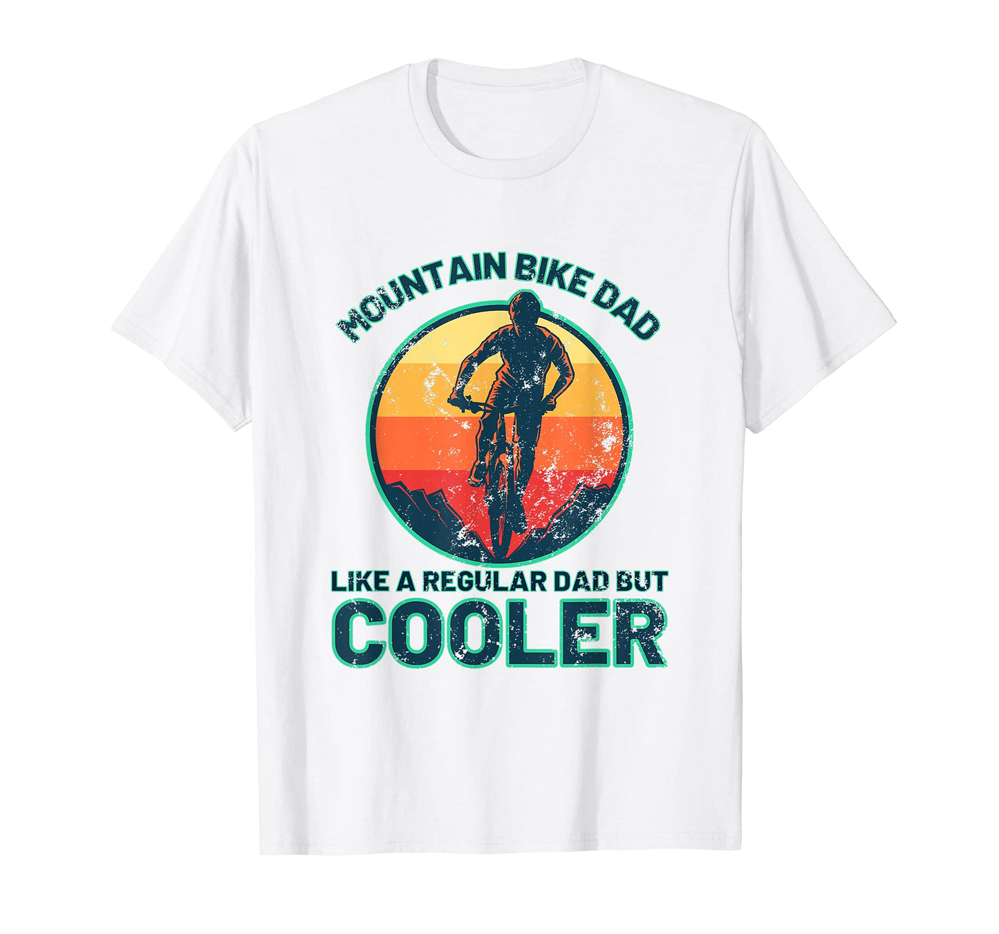 Mens Mountain Bike Dad Like Regular Dad T-Shirt - Graphic Print Men Women - T-Shirt, Sweatshirt, Hoodie