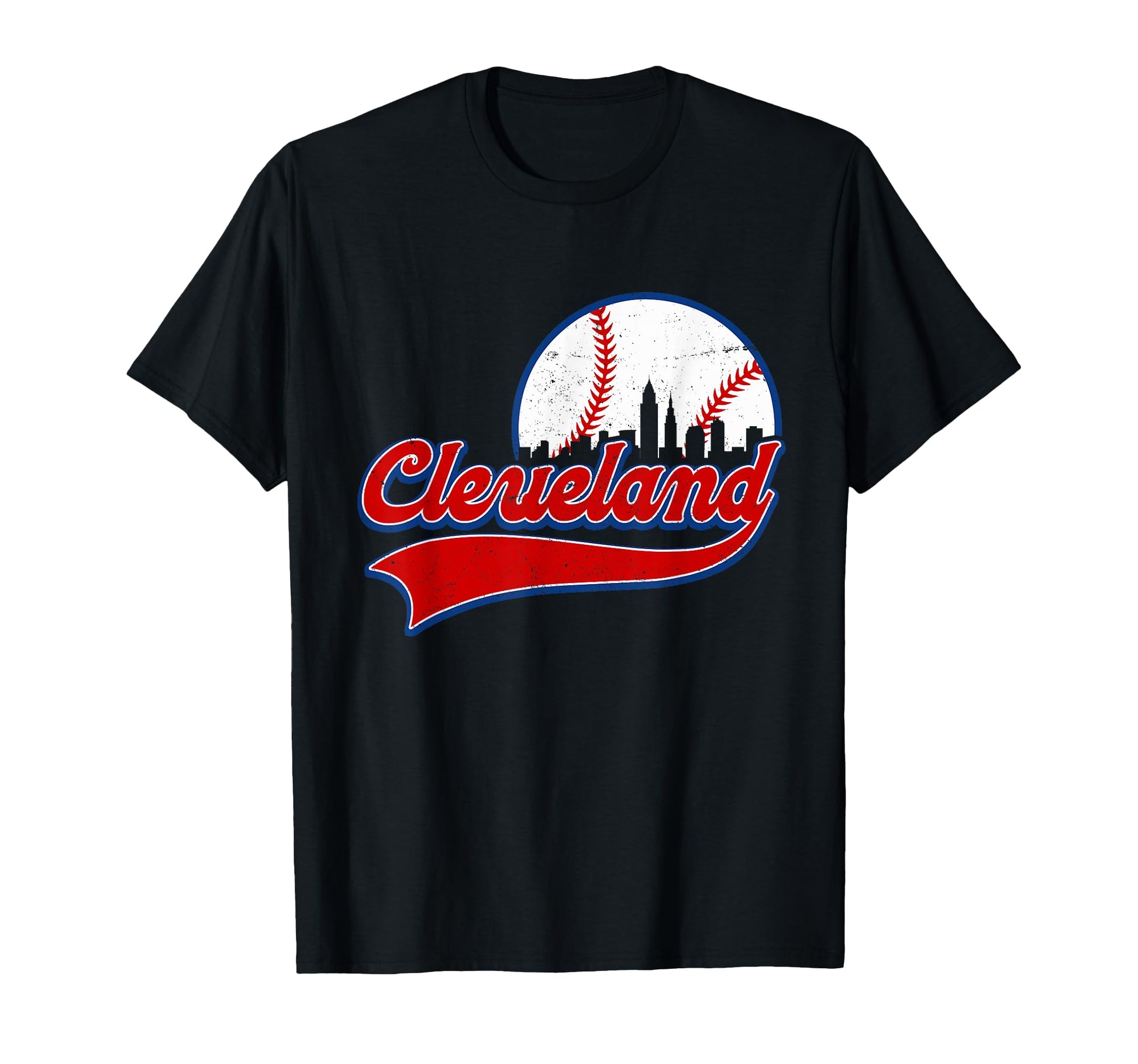 Cleveland City Downtown Skylines T-Shirt - Streetwear Style for Adults - T-Shirt, Sweatshirt, Hoodie
