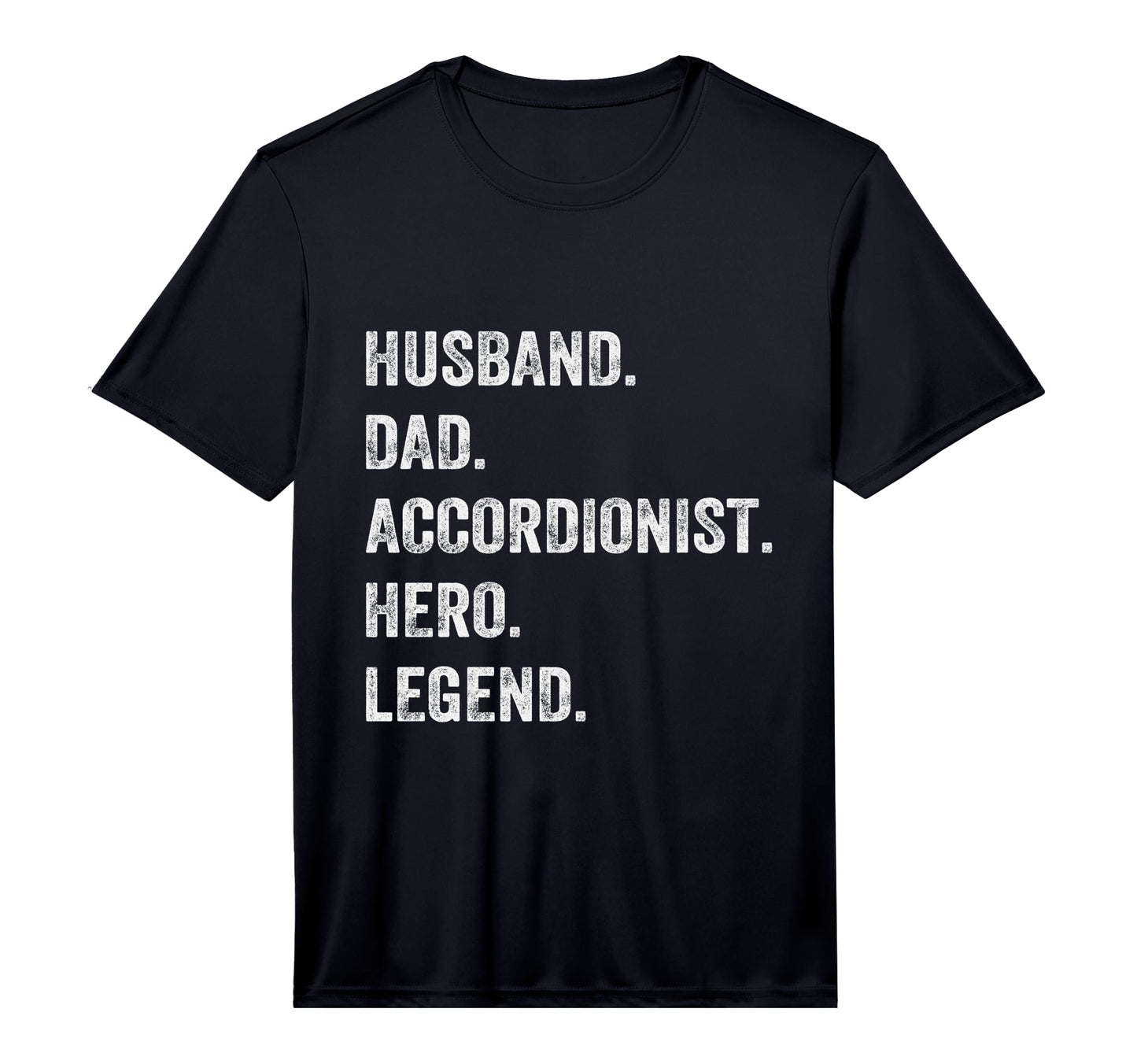 Mens Husband Dad Accordionist Hero T-Shirt - Aesthetic Graphic Unisex - T-Shirt, Sweatshirt, Hoodie