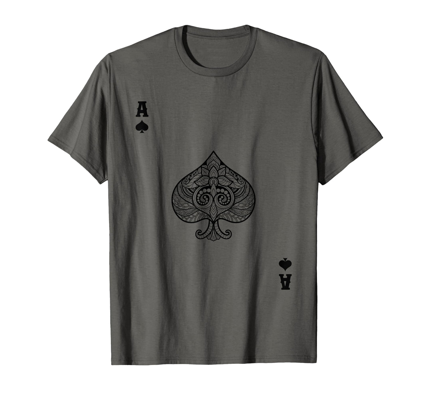 Funny Poker Ace Card Poker Sport Spades T-Shirt - Minimalist Print Unisex - T-Shirt, Sweatshirt, Hoodie
