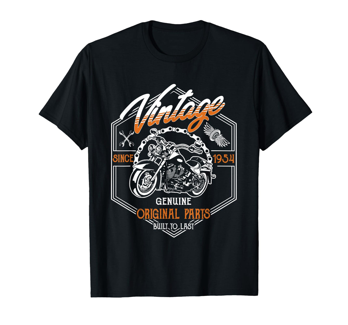 Birthday 1954 Gift Motorcycle 71 Years T-Shirt - Trendy Graphic Unisex - T-Shirt, Sweatshirt, Hoodie