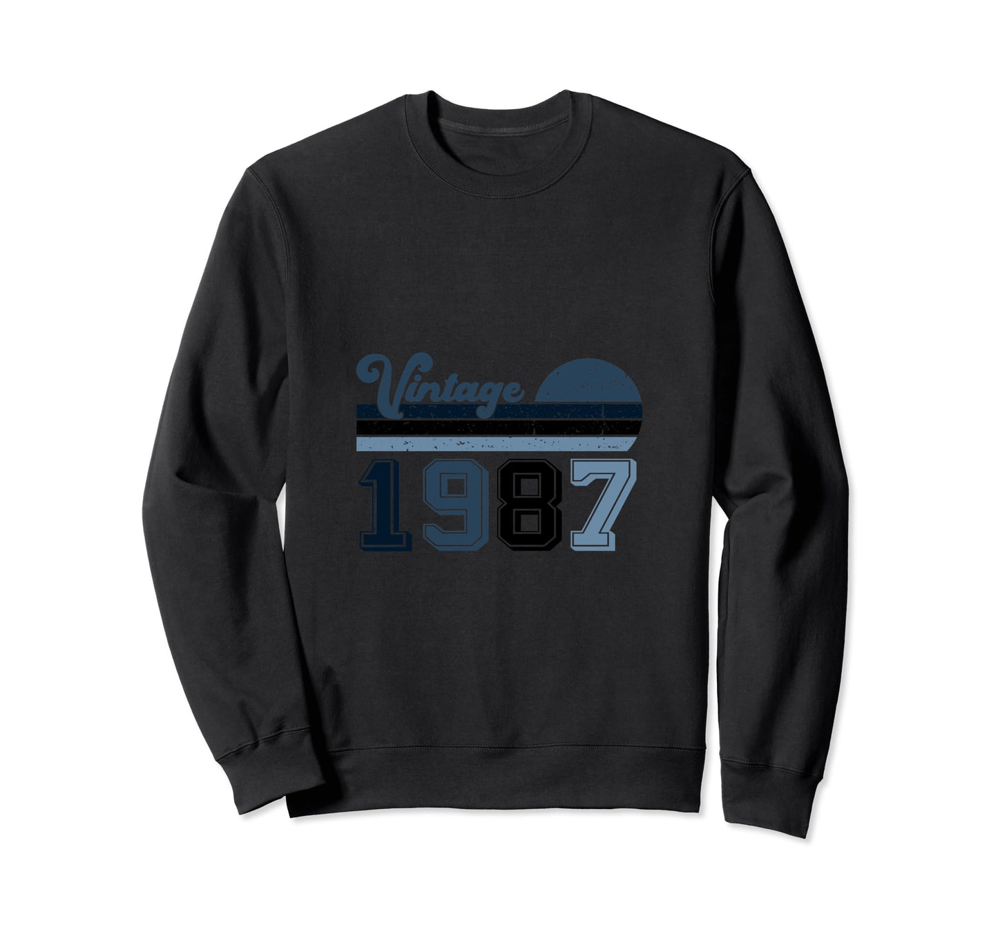 Year 1987 Gift Birthday Mom Dad Sweatshirt - Unique Graphic Men Women - T-Shirt, Sweatshirt, Hoodie