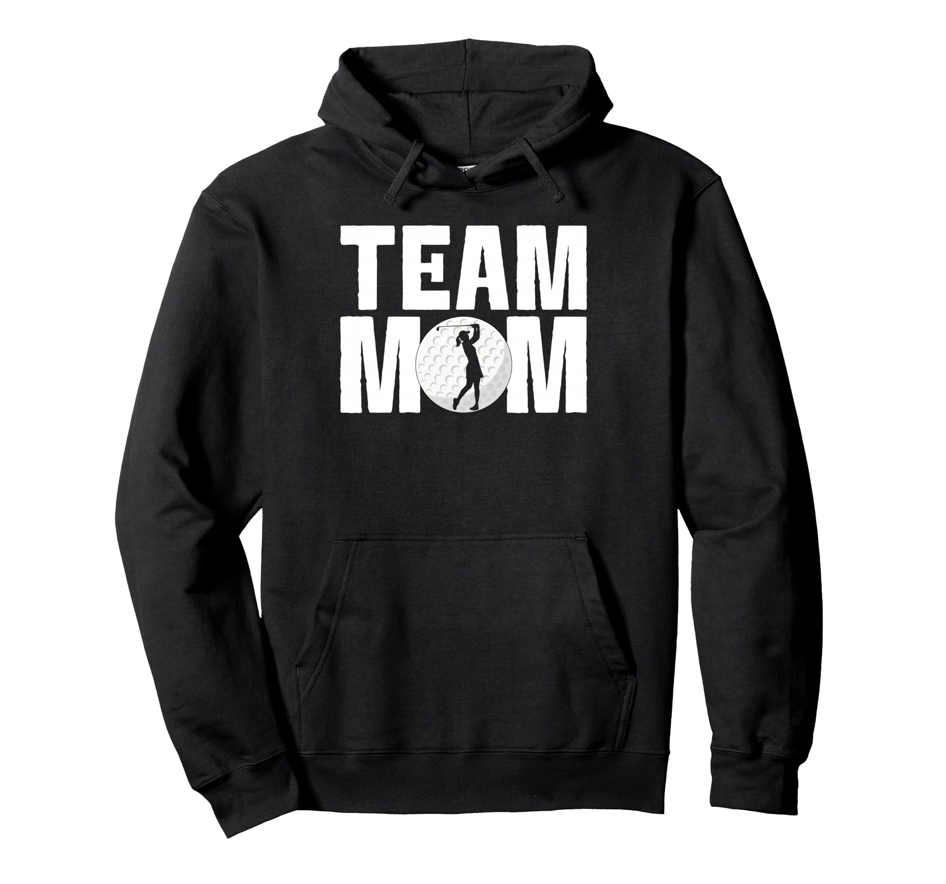 Team Mom Golf Game Day Sports Hoodie - Casual Everyday Wear for Adults - T-Shirt, Sweatshirt, Hoodie