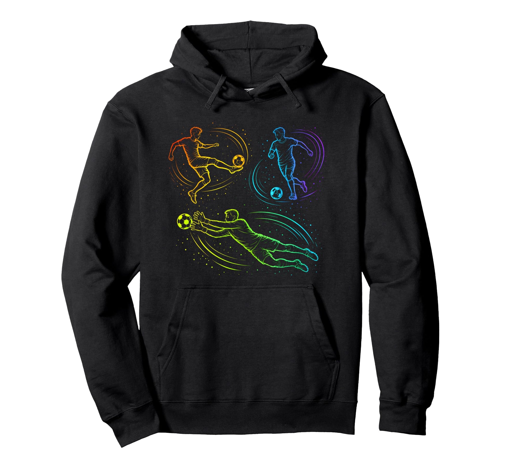 Soccer Goalie Player Sports Hoodie - Aesthetic Graphic Unisex - T-Shirt, Sweatshirt, Hoodie