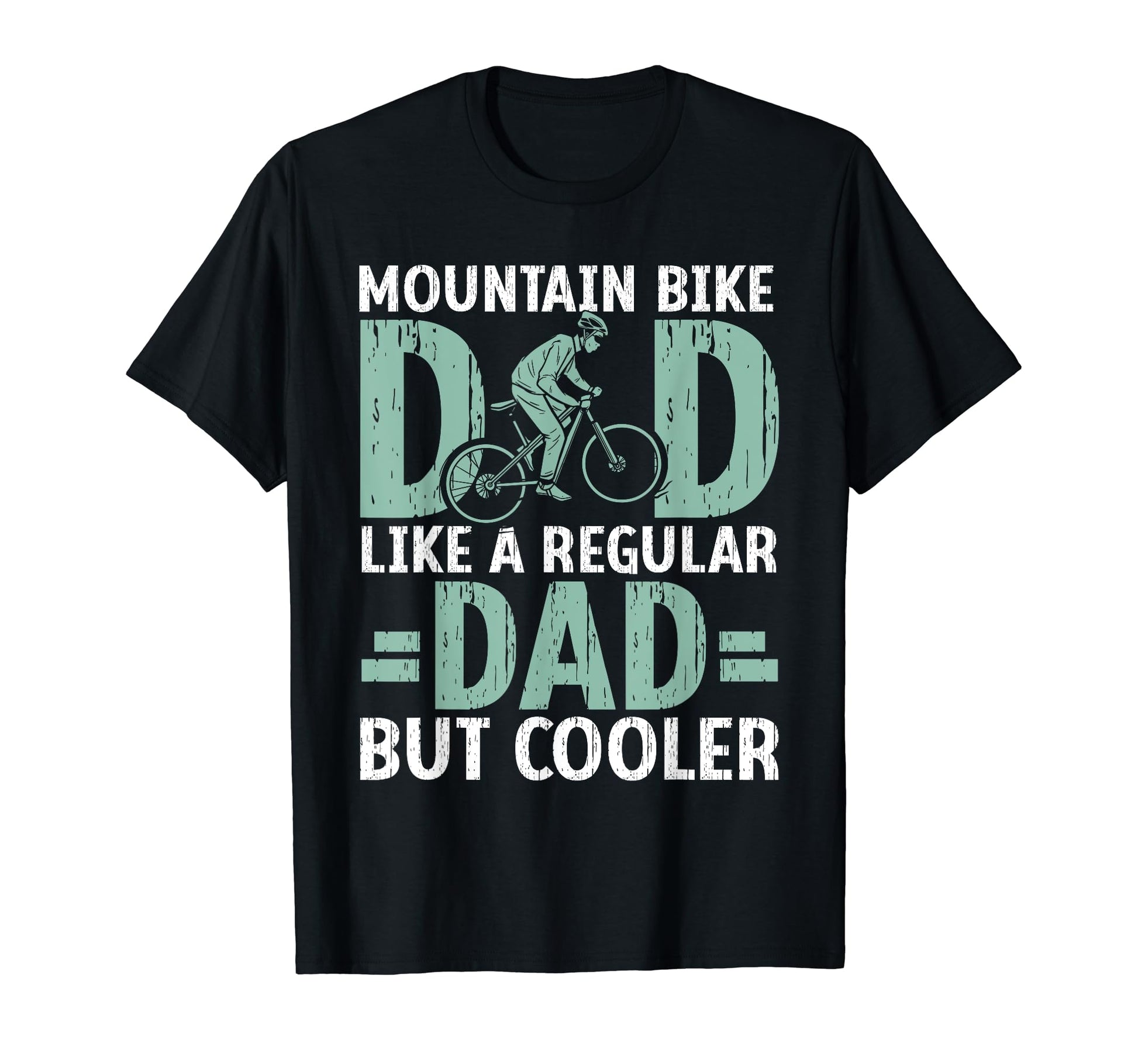 Cycling Dad Downhill Trail Biker Mountain T-Shirt - Trendy Graphic Unisex - T-Shirt, Sweatshirt, Hoodie