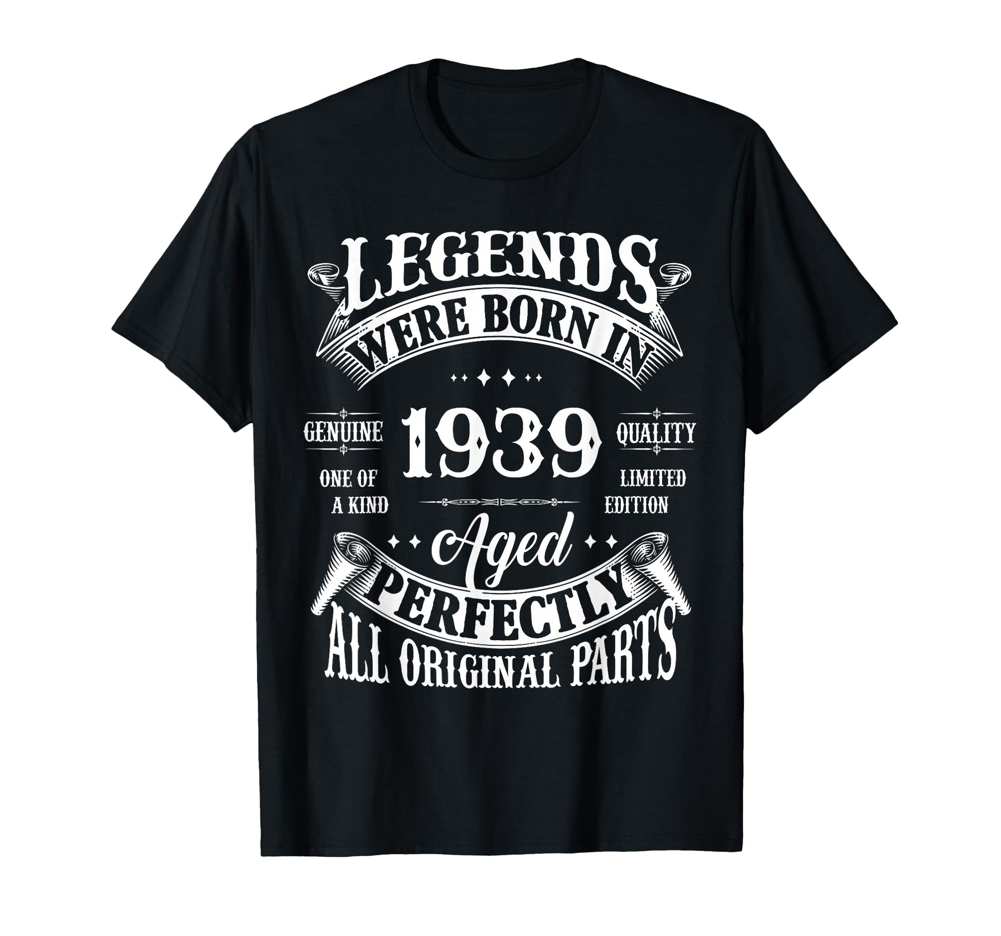 87Th Birthday Gift Legends Born 1939 T-Shirt - Minimalist Print Men Women - T-Shirt, Sweatshirt, Hoodie