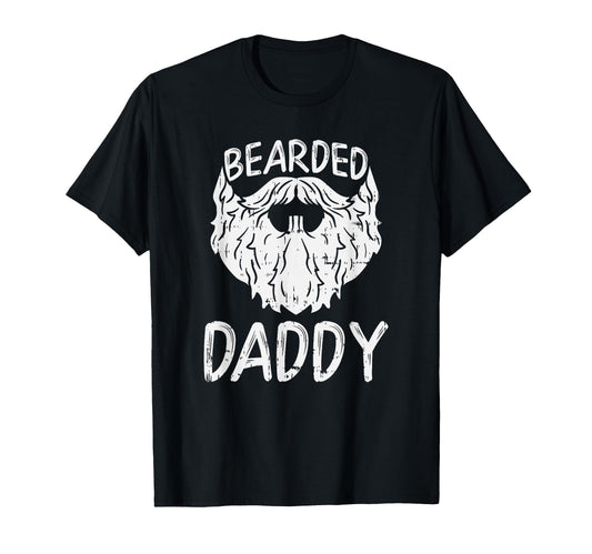 Bearded Daddy Son And Dad Matching T-Shirt - Custom Art Print Unisex - T-Shirt, Sweatshirt, Hoodie