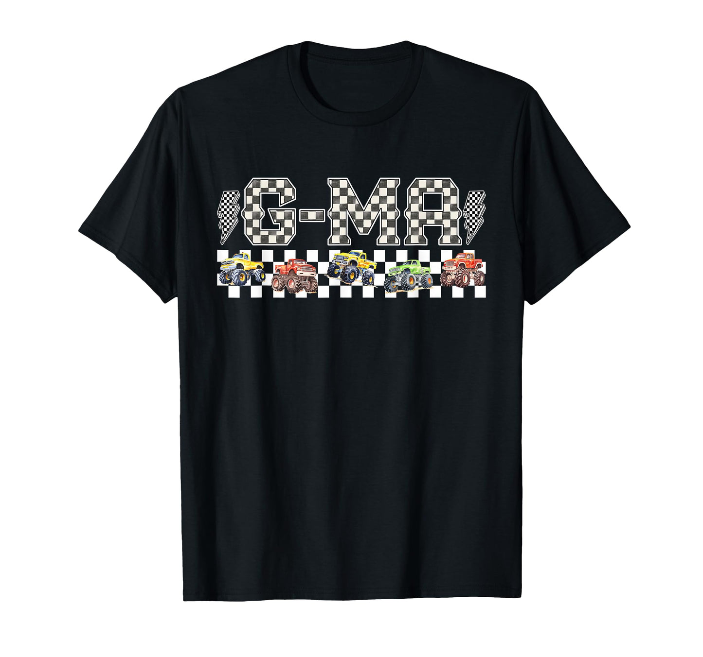 G Ma Monster Truck Family Crew Birthday T-Shirt - Streetwear Style Unisex - T-Shirt, Sweatshirt, Hoodie