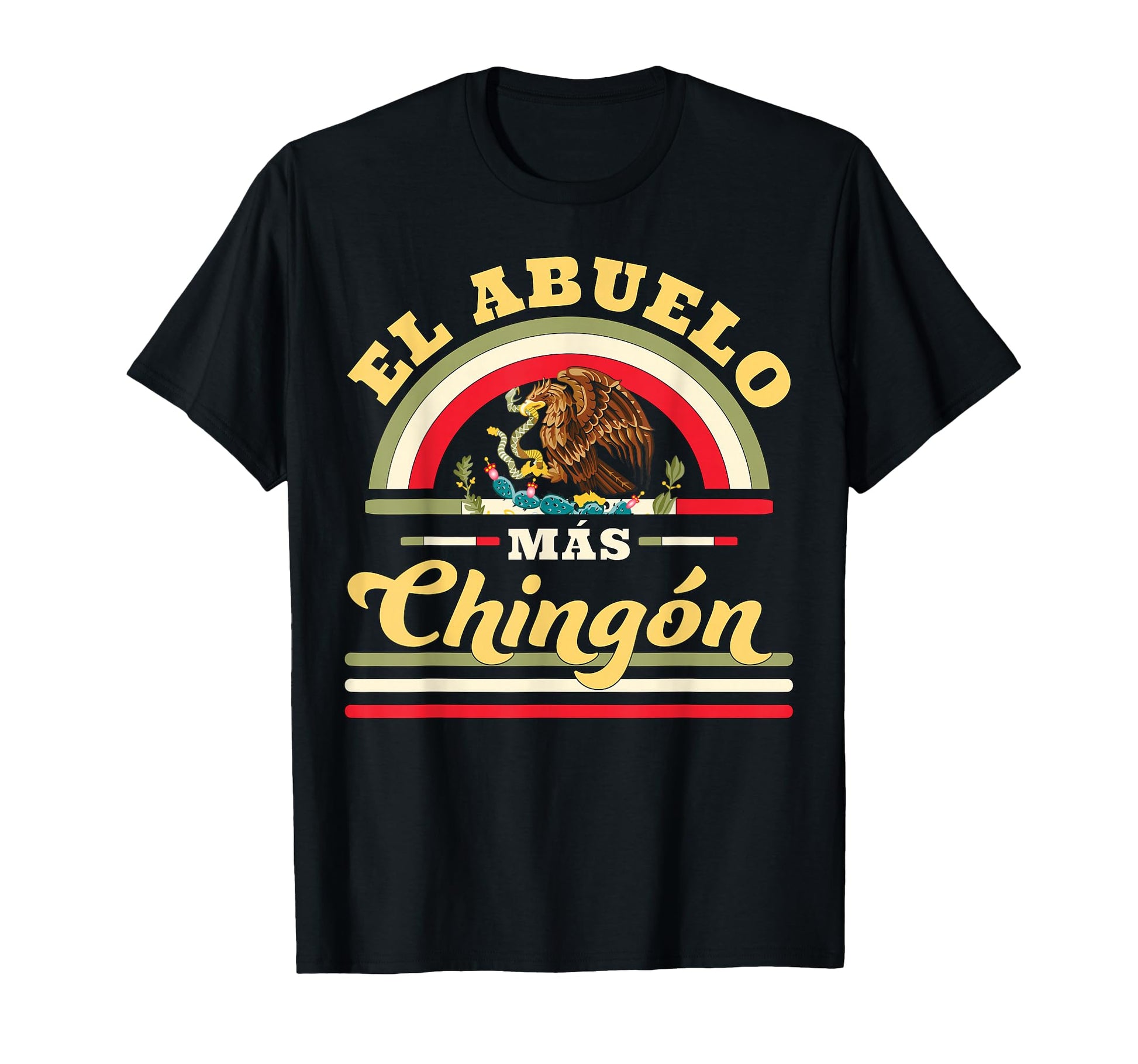 El Abuelo Mas Chingon Funny Mexican T-Shirt - Graphic Print for Adults - T-Shirt, Sweatshirt, Hoodie
