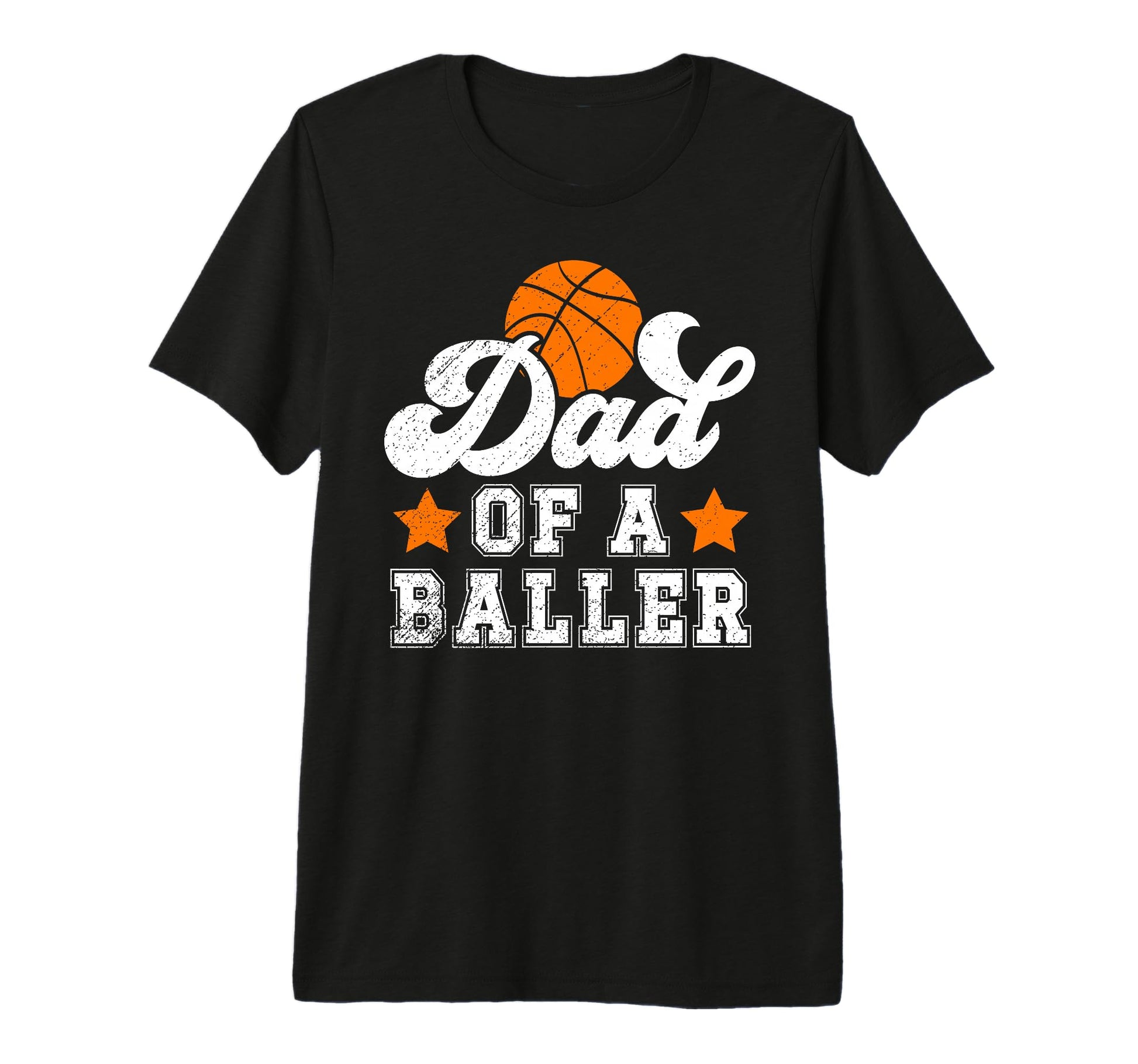 Mens Dad Baller Basketball Dad T-Shirt - Casual Everyday Wear for Adults - T-Shirt, Sweatshirt, Hoodie
