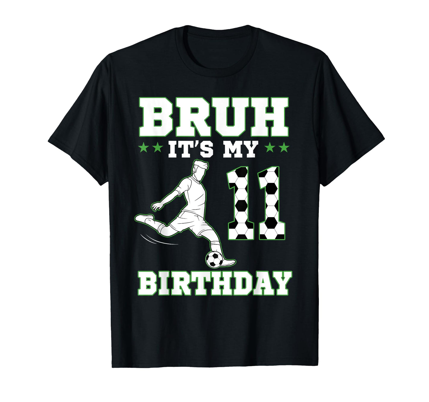 Bruh Its My 11Th Birthday 11 Year Old T-Shirt - Minimalist Print Unisex - T-Shirt, Sweatshirt, Hoodie