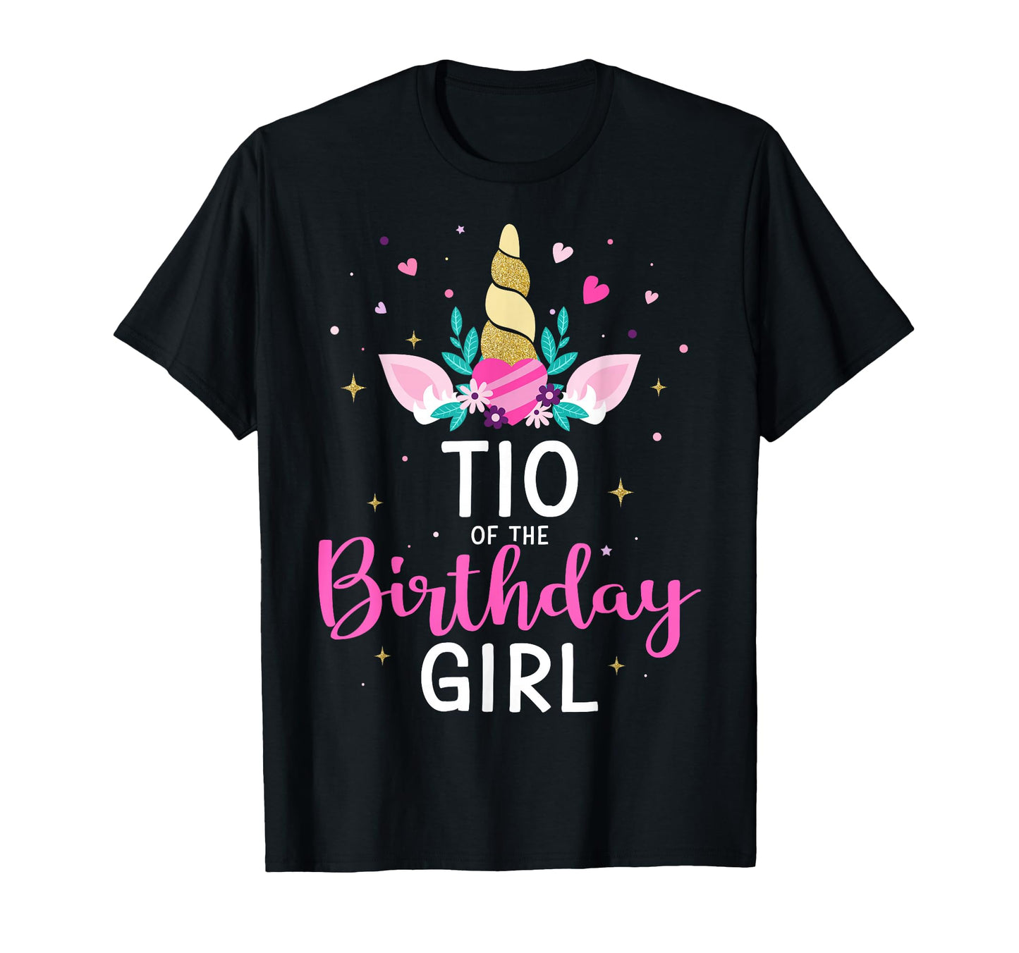 Tio Birthday Matching Family Unicorn T-Shirt - Novelty Apparel for Adults - T-Shirt, Sweatshirt, Hoodie