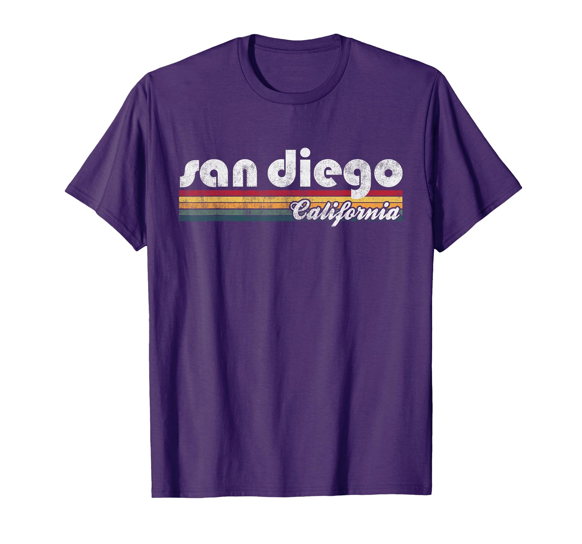 San Diego California 70S 80S T-Shirt - Unique Graphic Unisex - T-Shirt, Sweatshirt, Hoodie