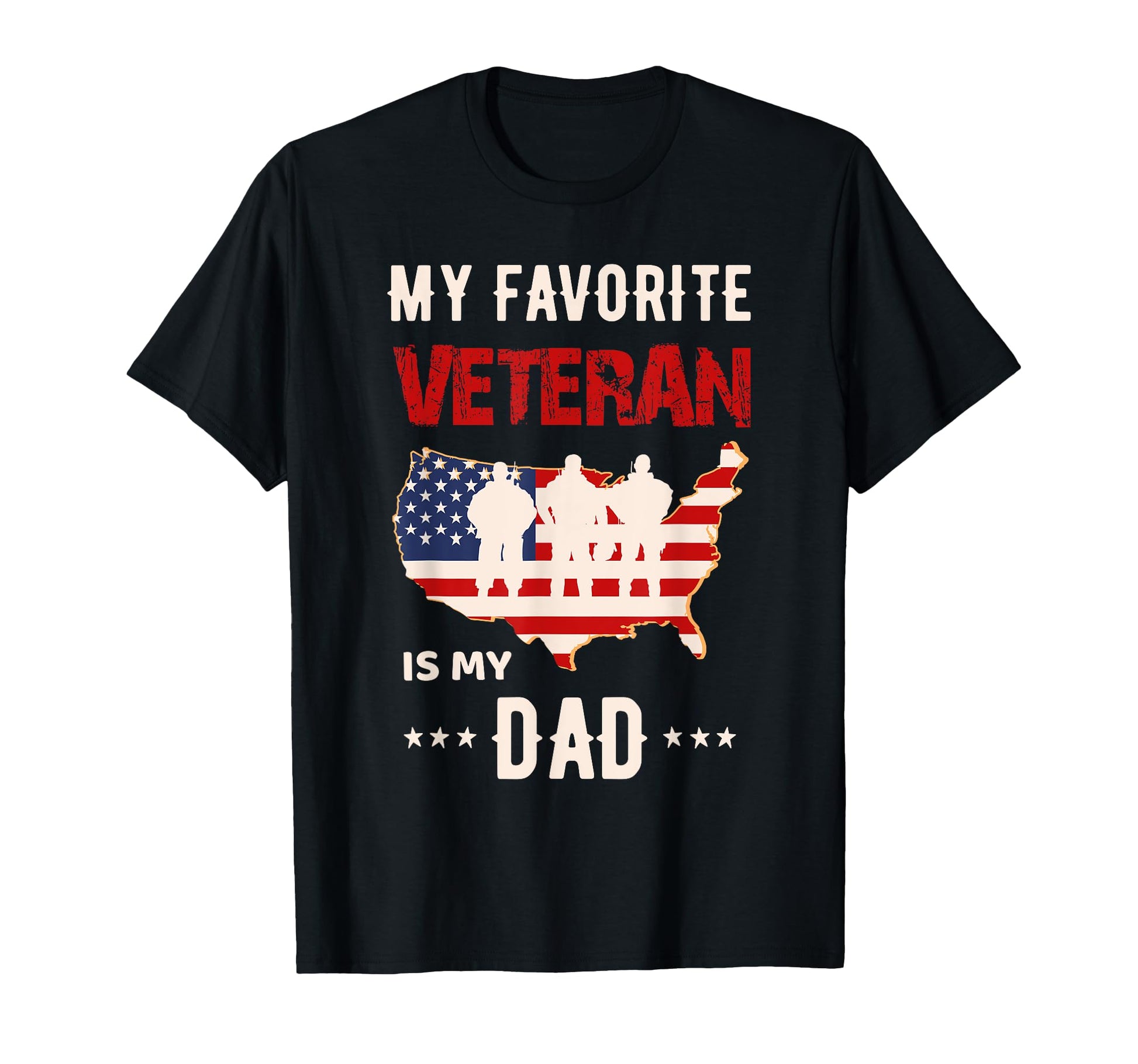 Father Veterans Day My Favorite Veteran T-Shirt - Minimalist Print Unisex - T-Shirt, Sweatshirt, Hoodie