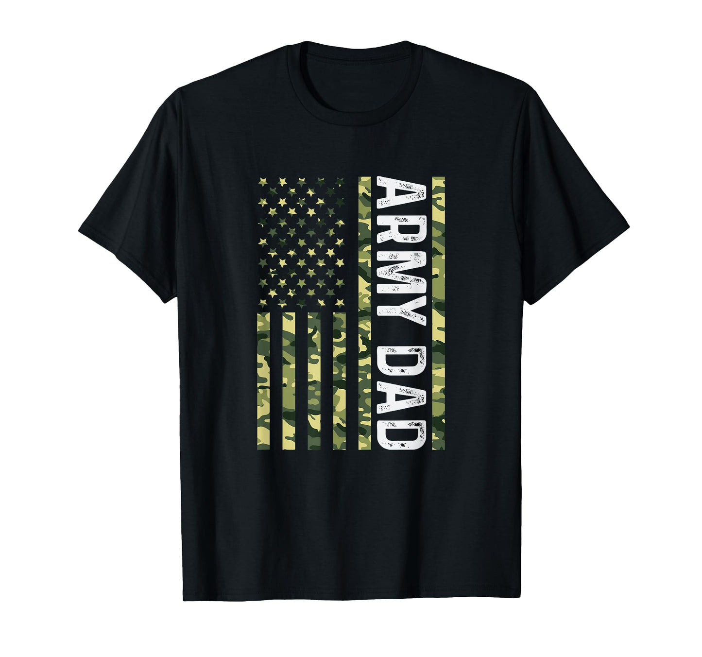 Proud Army Dad United States Usa Flag T-Shirt - Fun Novelty Design Unisex - T-Shirt, Sweatshirt, Hoodie