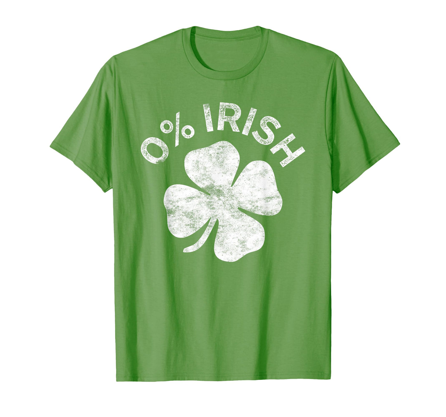 0 Irish Zero Irish St Patricks Day T-Shirt - Fun Novelty Design for Adults - T-Shirt, Sweatshirt, Hoodie