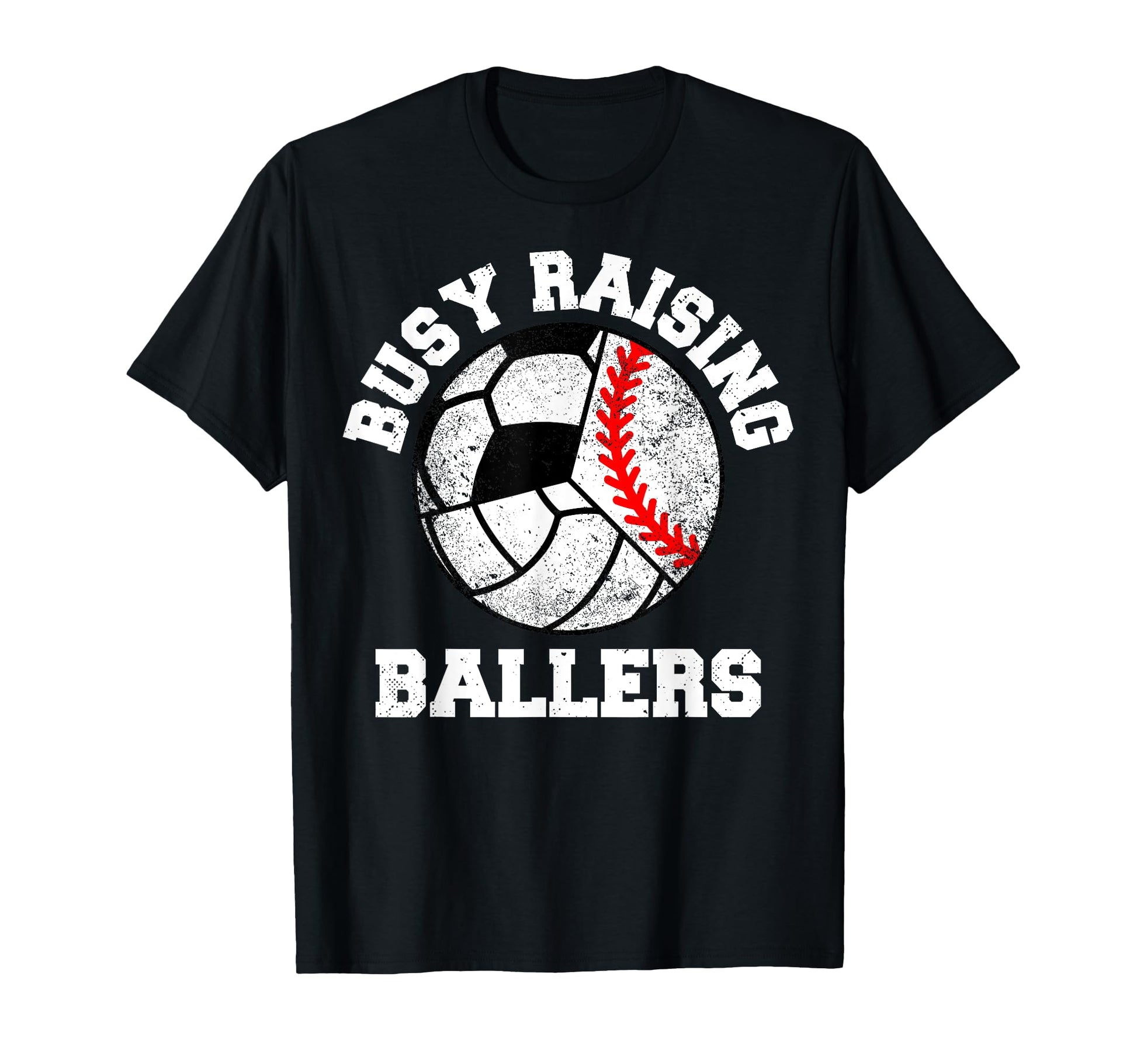Busy Raising Ballers Funny Baseball T-Shirt - Streetwear Style for Adults - T-Shirt, Sweatshirt, Hoodie