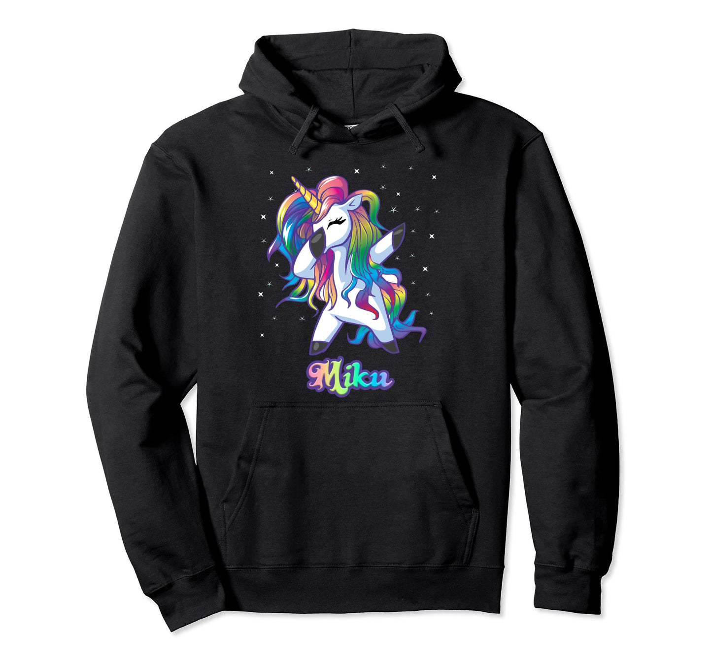 Miku Unicorn Gifts Birthday Gifts Hoodie - Trendy Graphic Men Women - T-Shirt, Sweatshirt, Hoodie