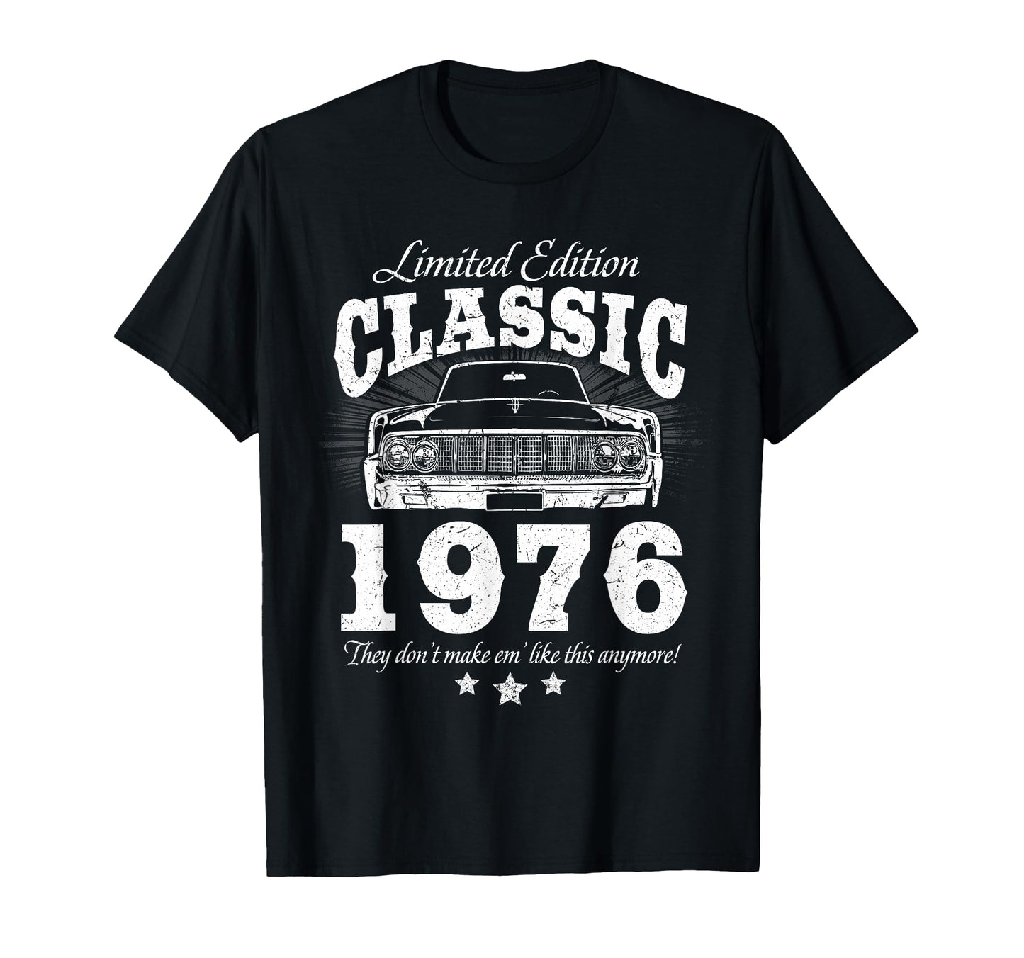 Funny 50Th Birthday Car 1976 50 Year T-Shirt - Aesthetic Graphic Men Women - T-Shirt, Sweatshirt, Hoodie