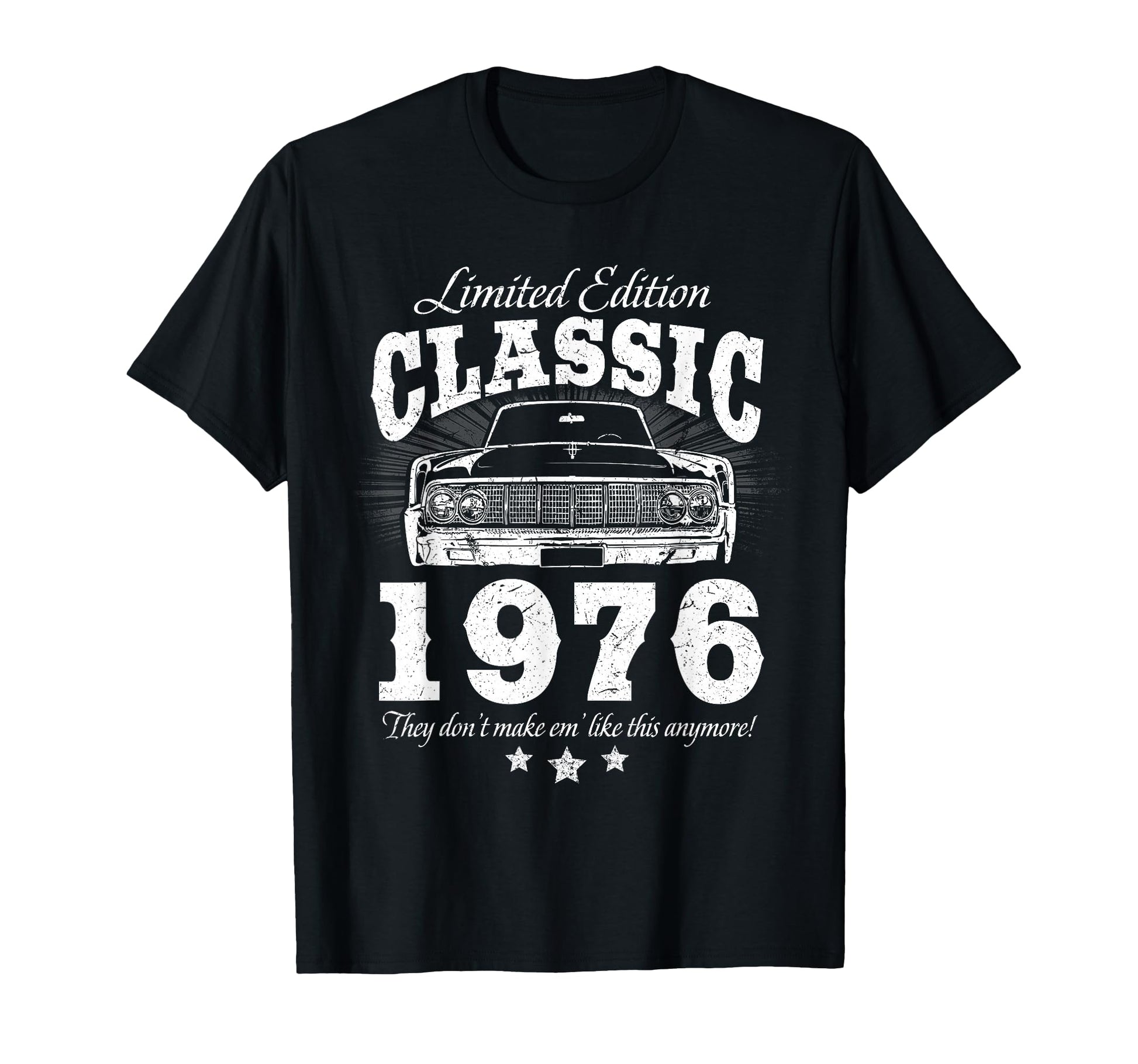 Funny 50Th Birthday Car 1976 50 Year T-Shirt - Aesthetic Graphic Men Women - T-Shirt, Sweatshirt, Hoodie