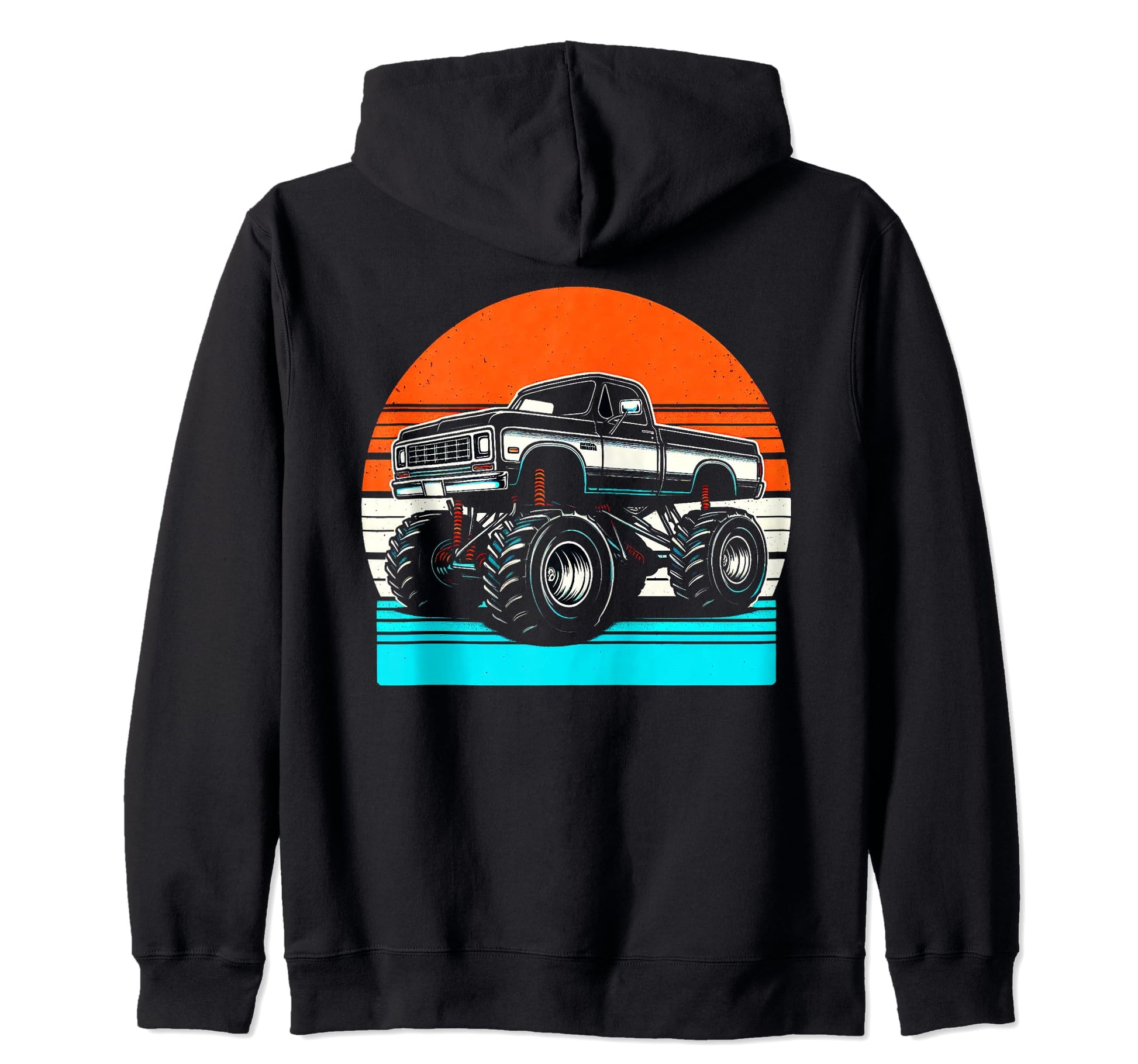 Monster Truck Dad Fathers Day Click T-Shirt - Custom Art Print Men Women - T-Shirt, Sweatshirt, Hoodie