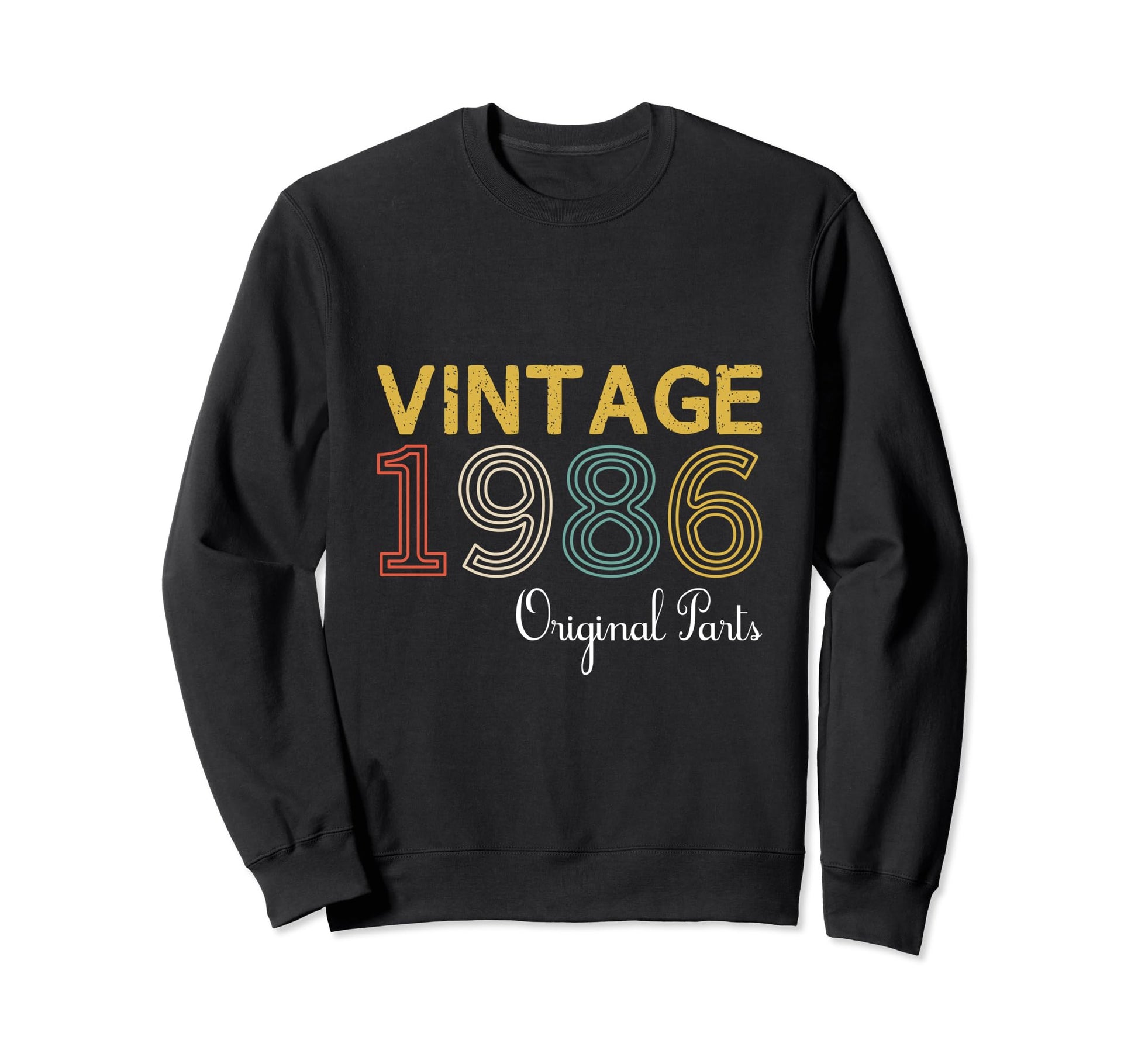 Year 1986 Gift Birthday Mom Dad Sweatshirt - Aesthetic Graphic Men Women - T-Shirt, Sweatshirt, Hoodie