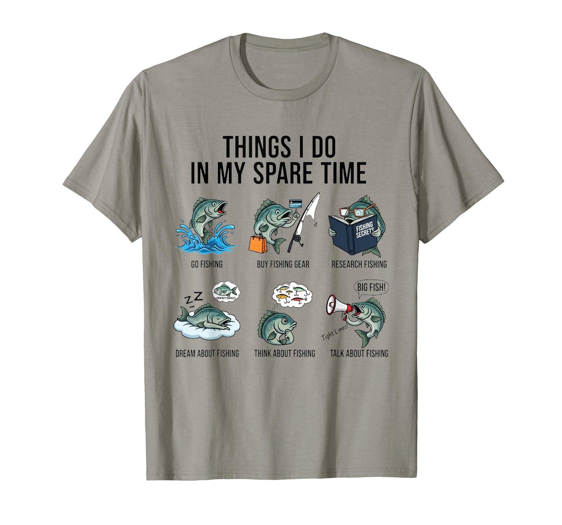 Things I Do Mu Spare Time Funny T-Shirt - Aesthetic Graphic for Adults - T-Shirt, Sweatshirt, Hoodie