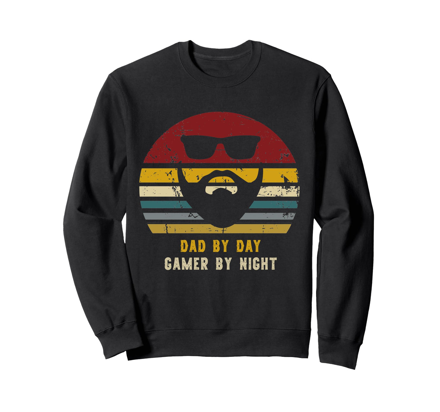 Dad Day Gamer Night Rad Dad Sweatshirt - Novelty Apparel for Adults - T-Shirt, Sweatshirt, Hoodie