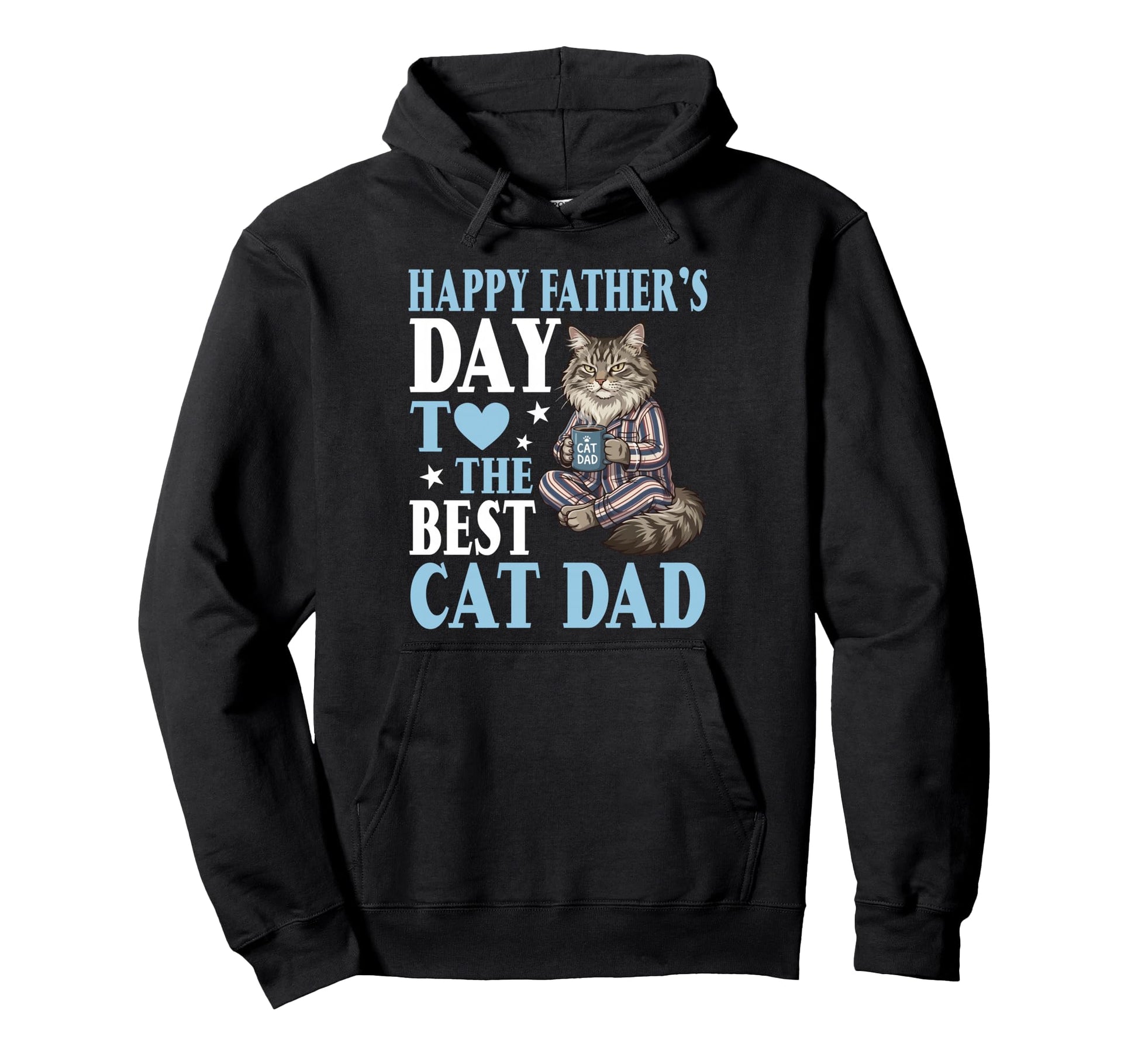 Happy Father Day To Best Norwegian Hoodie - Custom Art Print Men Women - T-Shirt, Sweatshirt, Hoodie