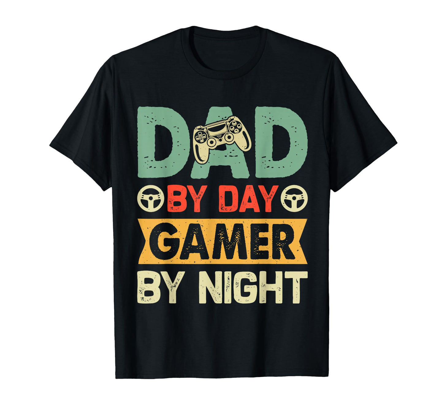 Dad Day Gamer Night Funny Fathers Day T-Shirt - Graphic Print Men Women - T-Shirt, Sweatshirt, Hoodie