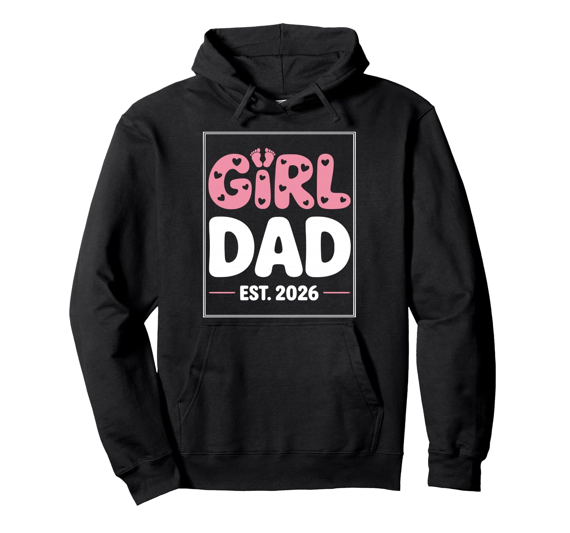 Promoted To Daddy Its Est 2026 New Dad Hoodie - Minimalist Print Unisex - T-Shirt, Sweatshirt, Hoodie